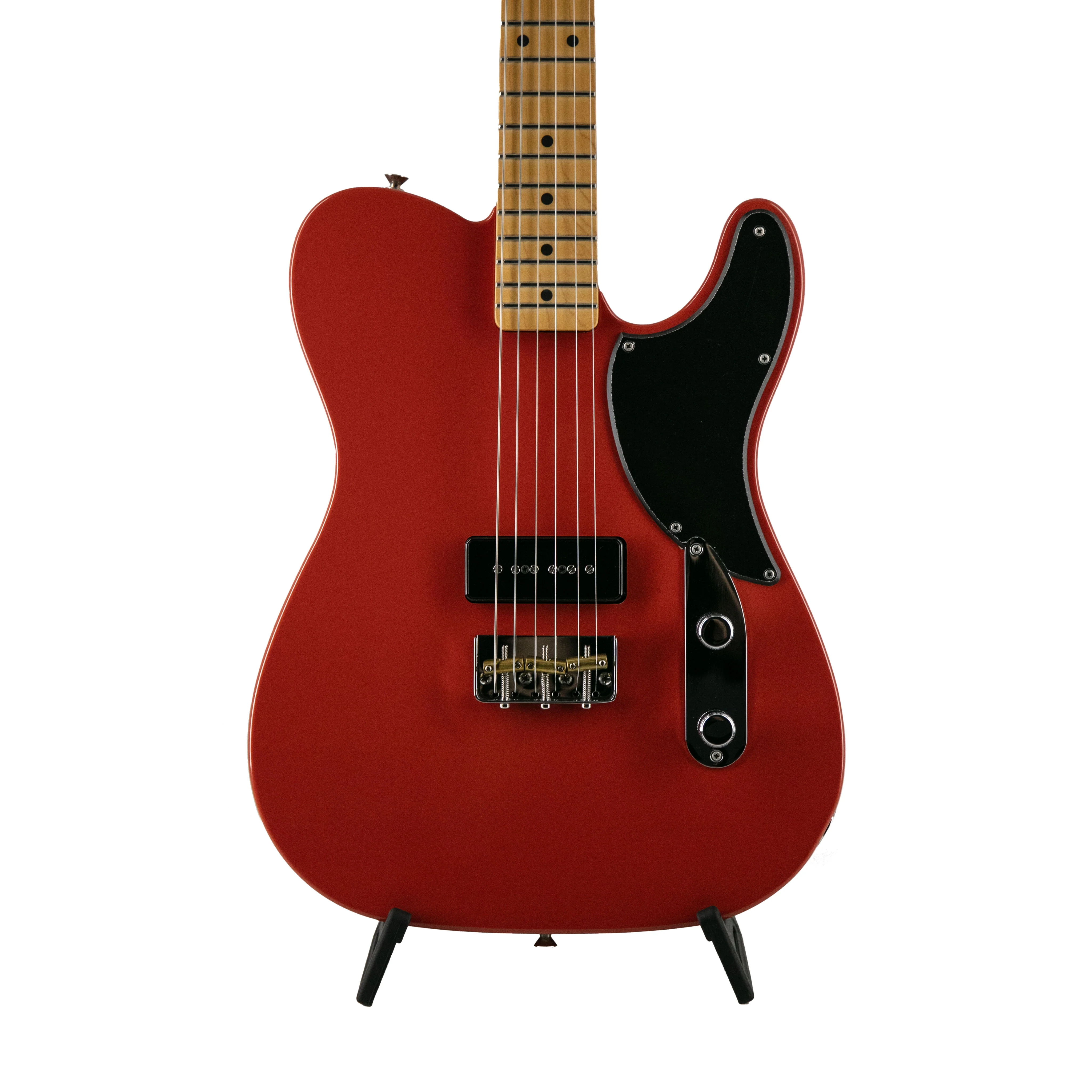 Fender Noventa Telecaster Electric Guitar, Maple Fretboard, Fiesta Red, MX2100XXXX - Image 4