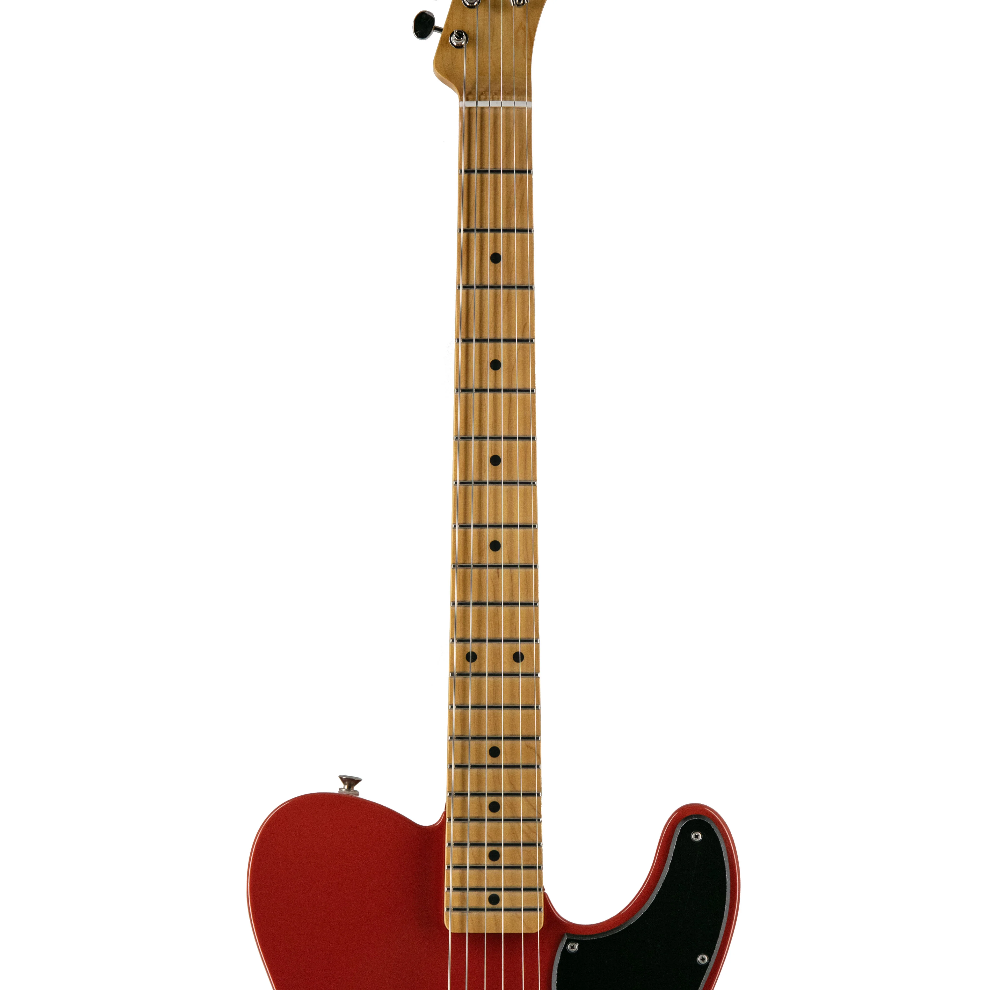 Fender Noventa Telecaster Electric Guitar, Maple Fretboard, Fiesta Red, MX2100XXXX - Image 6