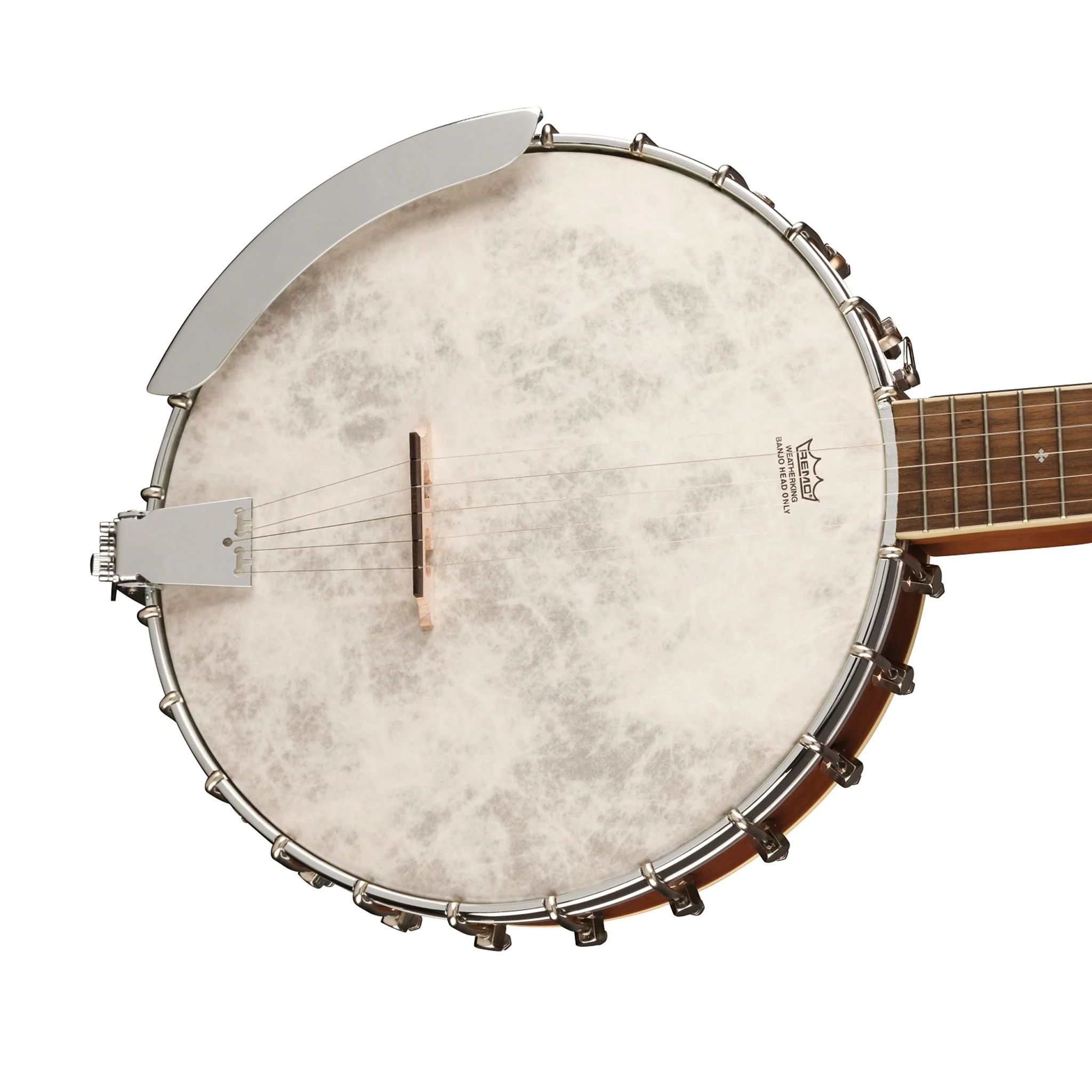 Fender PB-180E Banjo, Walnut FB, Natural - Image 6