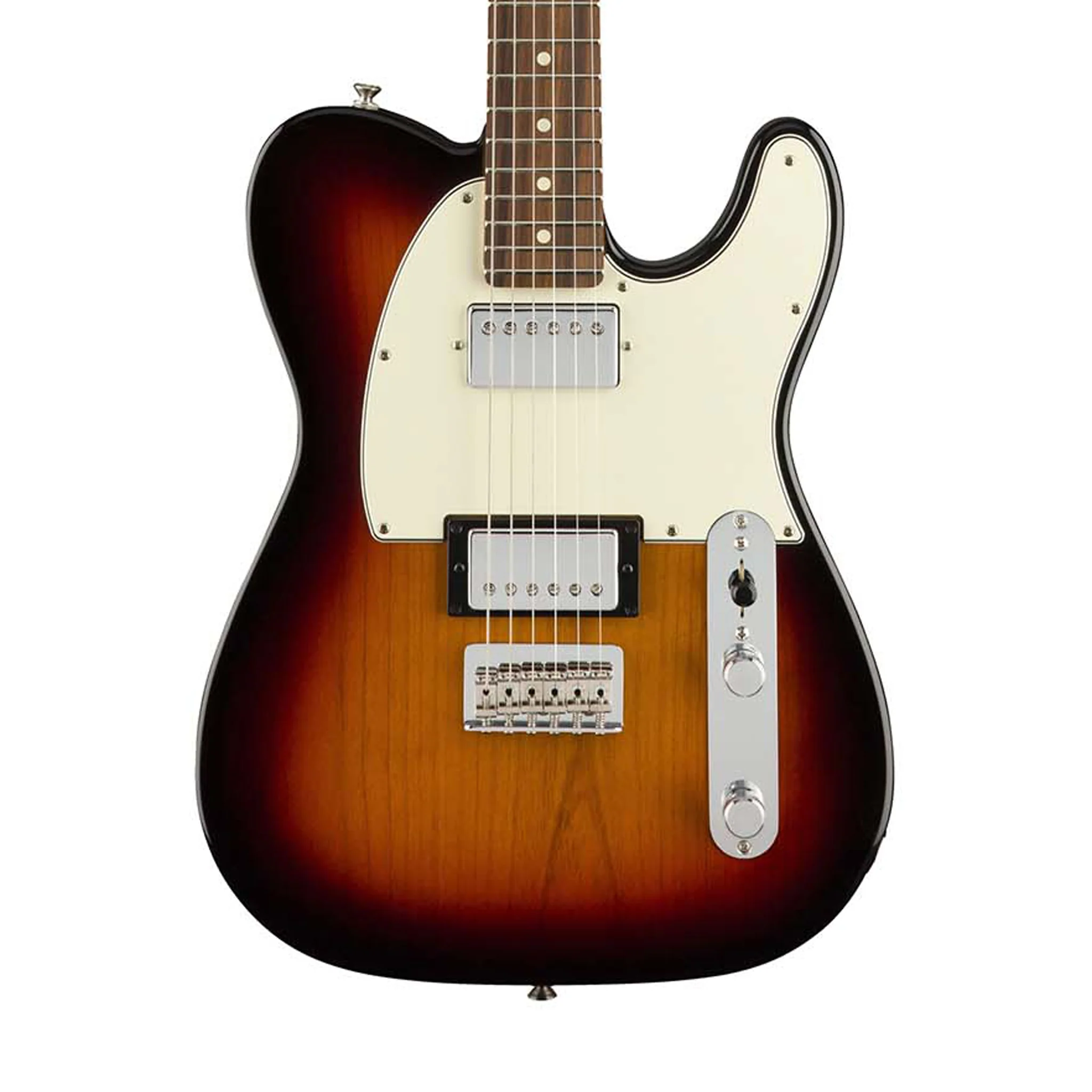 Fender Player HH Telecaster Electric Guitar, Pau Ferro FB, 3-Tone Sunburst - Image 3