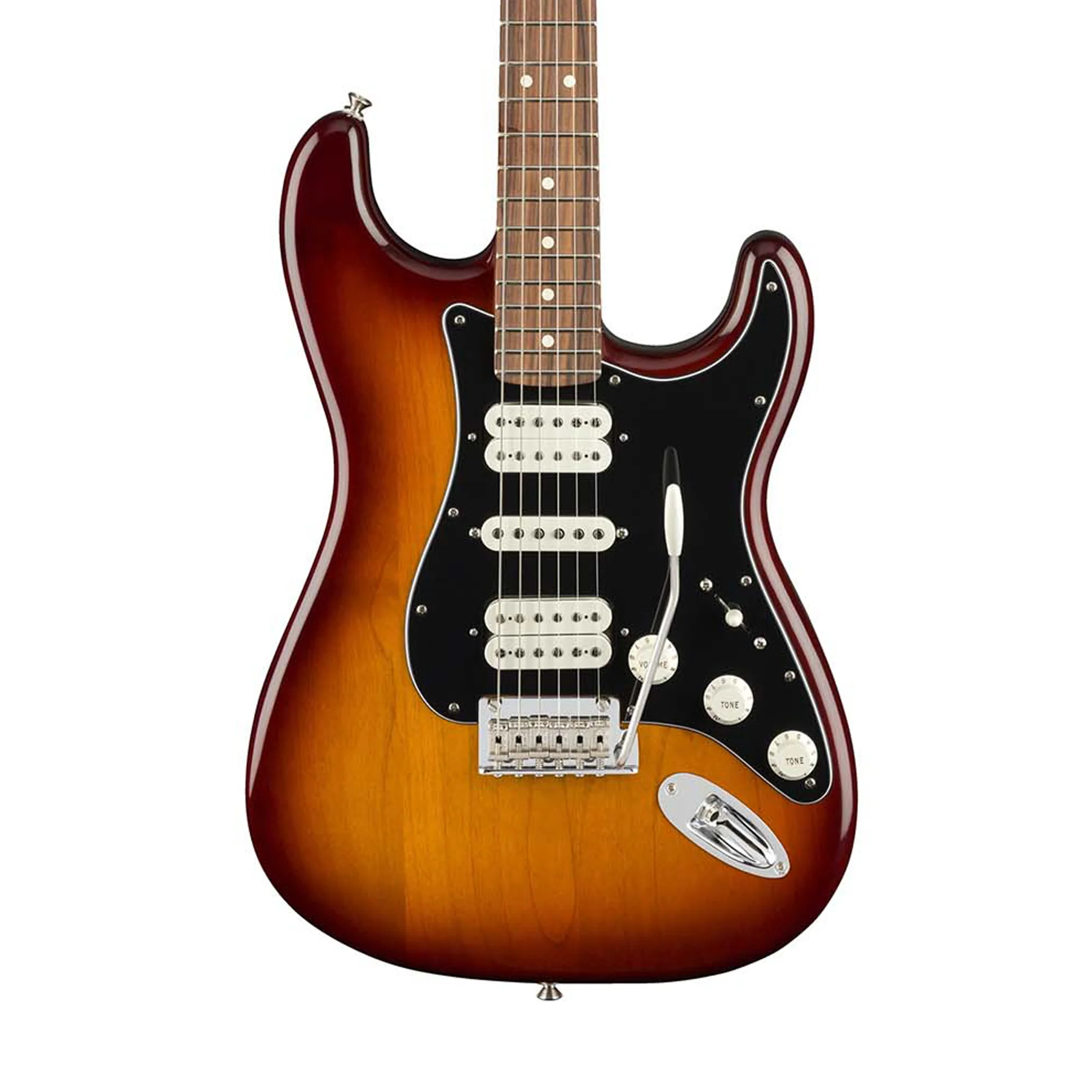 Fender Player HSH Stratocaster Electric Guitar, Pau Ferro FB, Tobacco Sunburst - Image 3