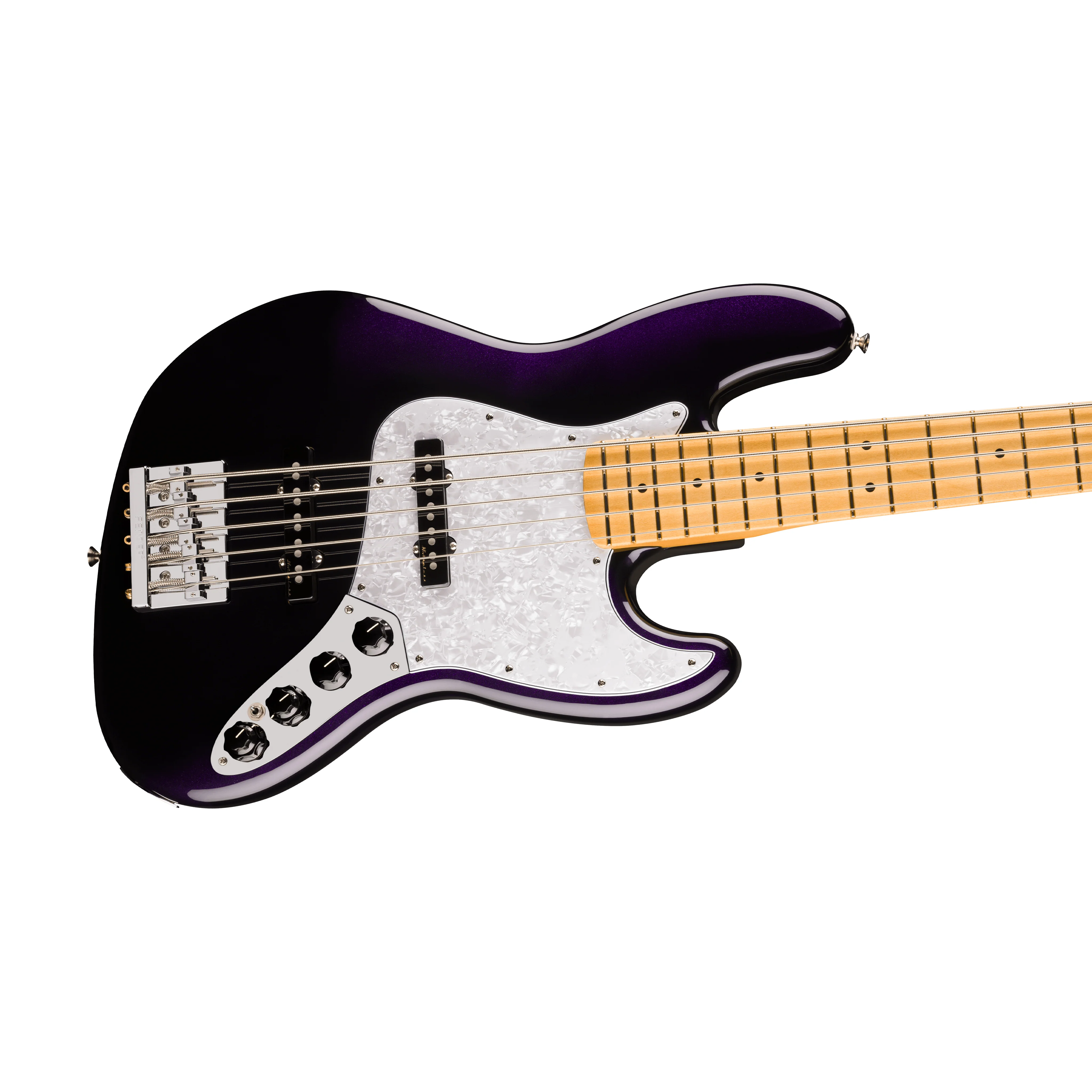 Fender Player II Modified Active Jazz Bass V Guitar, Maple FB, Dusk - Image 3