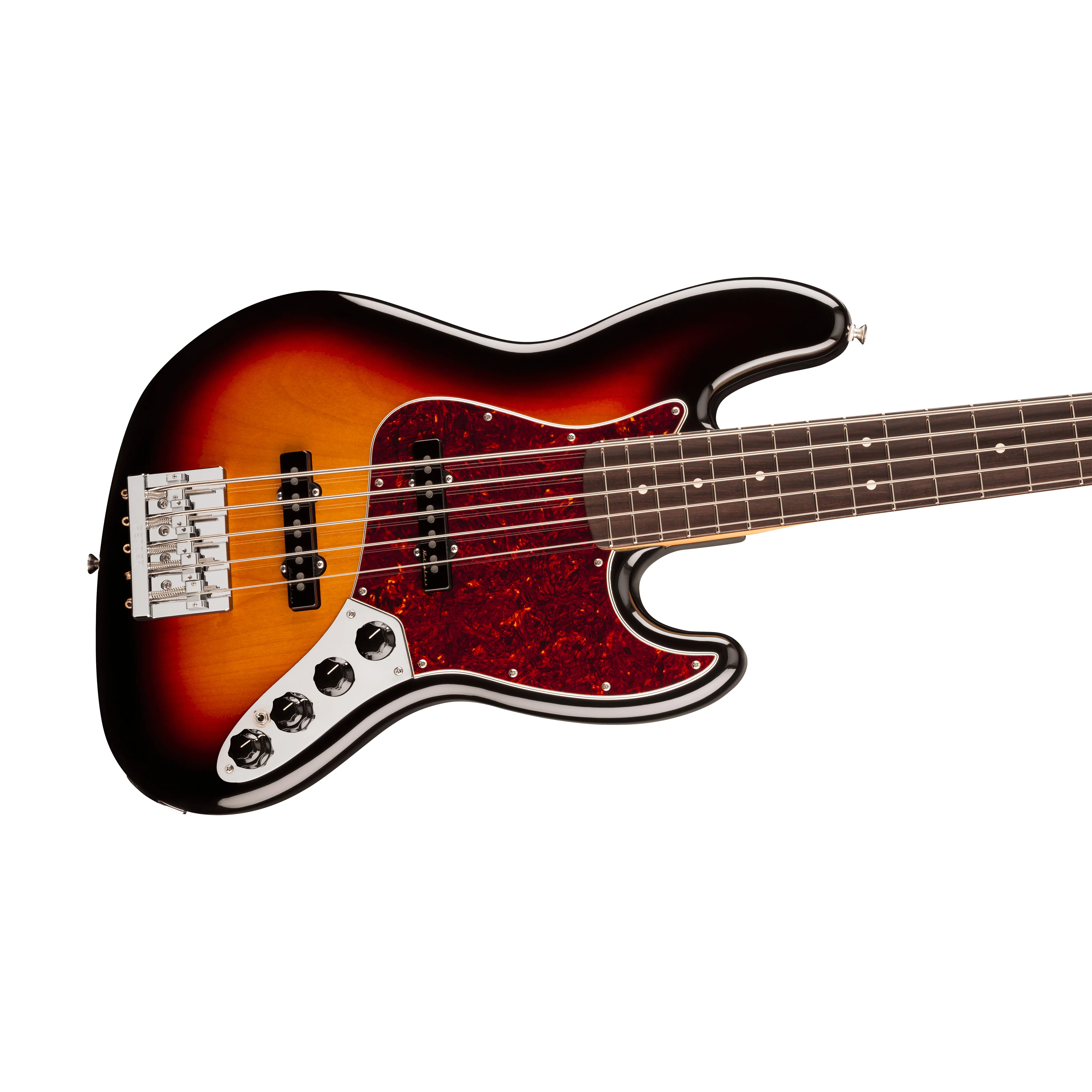 Fender Player II Modified Active Jazz Bass V Guitar, RW FB, 3 Tone Sunburst - Image 3