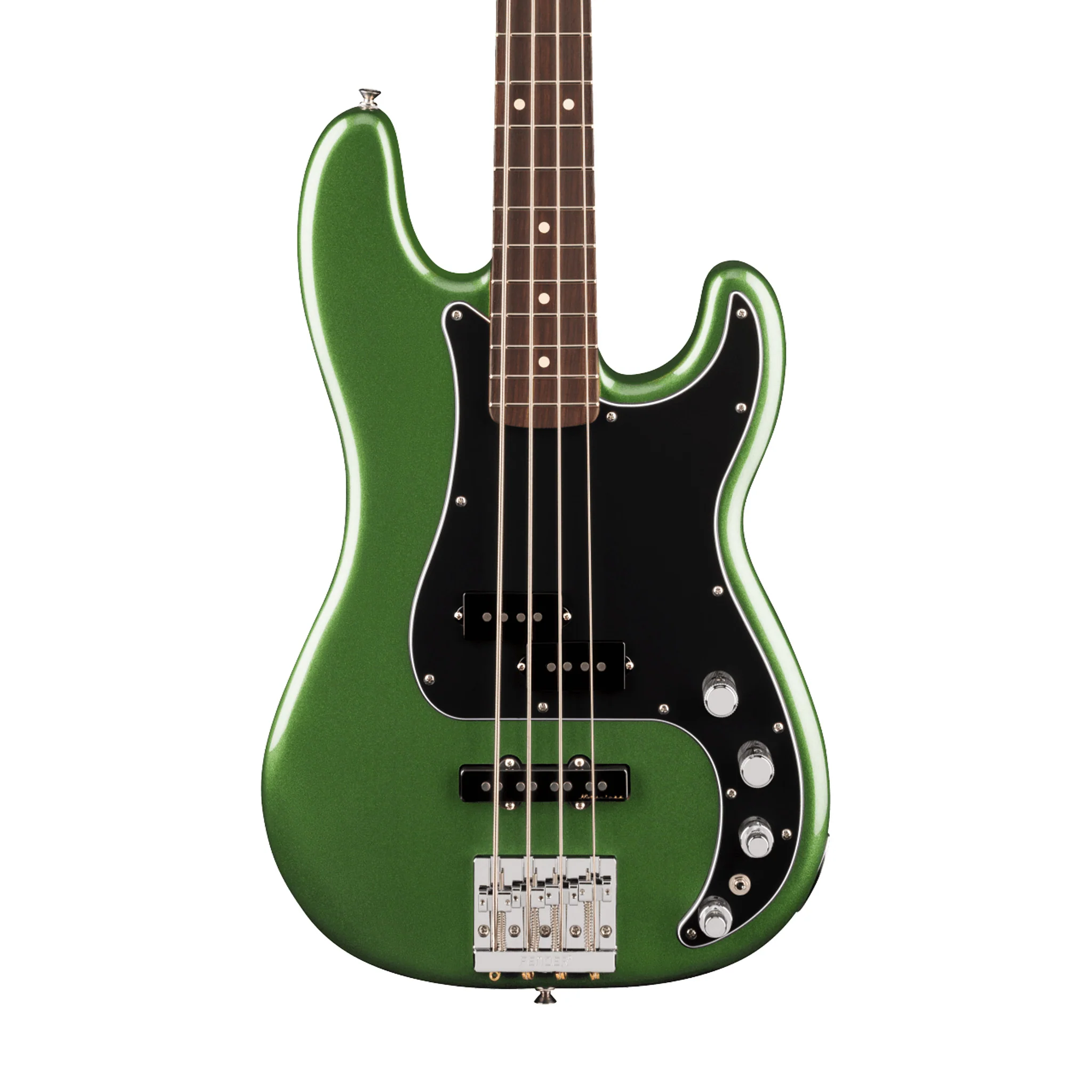 Fender Player II Modified Active Precision Bass Guitar, RW FB, Harvest Green Metallic - Image 3