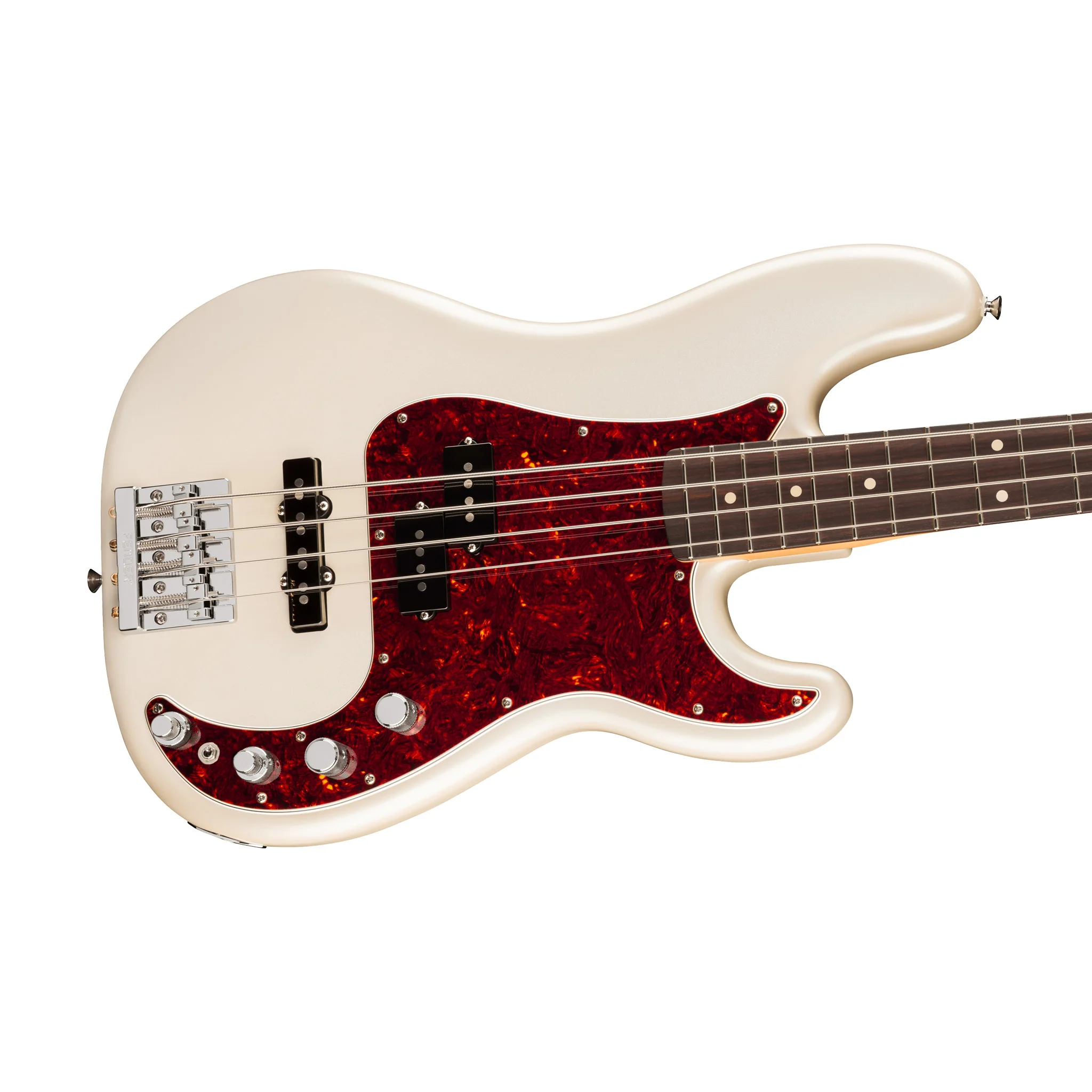 Fender Player II Modified Active Precision Bass Guitar, RW FB, Olympic Pearl - Image 5