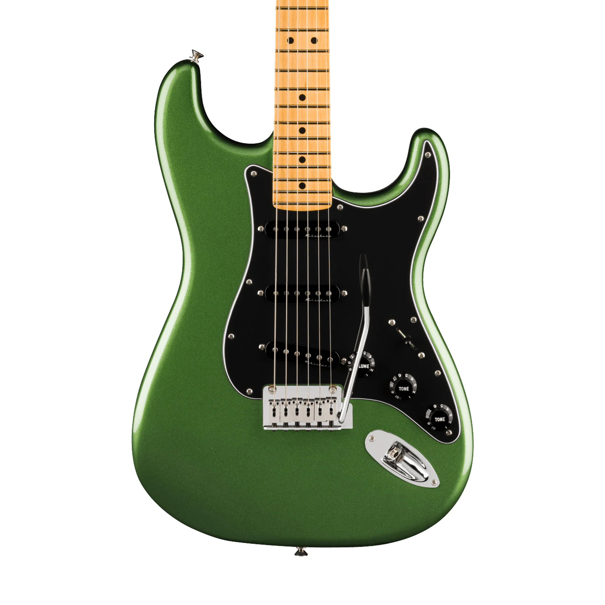 Fender Player II Modified Stratocaster Electric Guitar, Maple FB, Harvest Green Metallic - Image 3