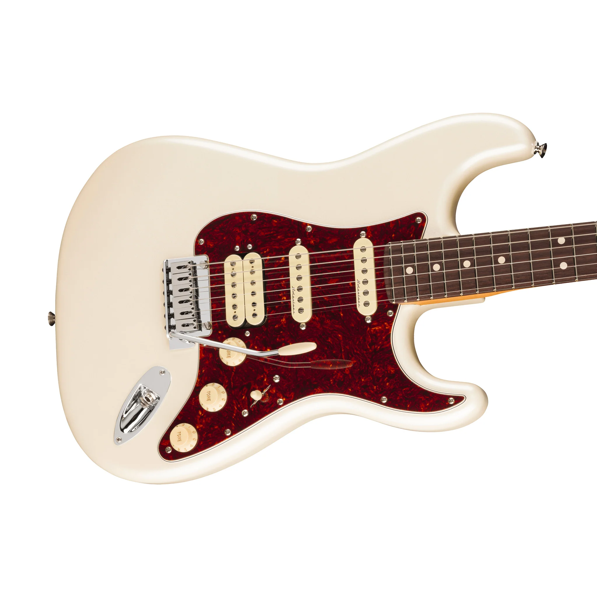 Fender Player II Modified Stratocaster HSS Electric Guitar, RW FB, Olympic Pearl - Image 5
