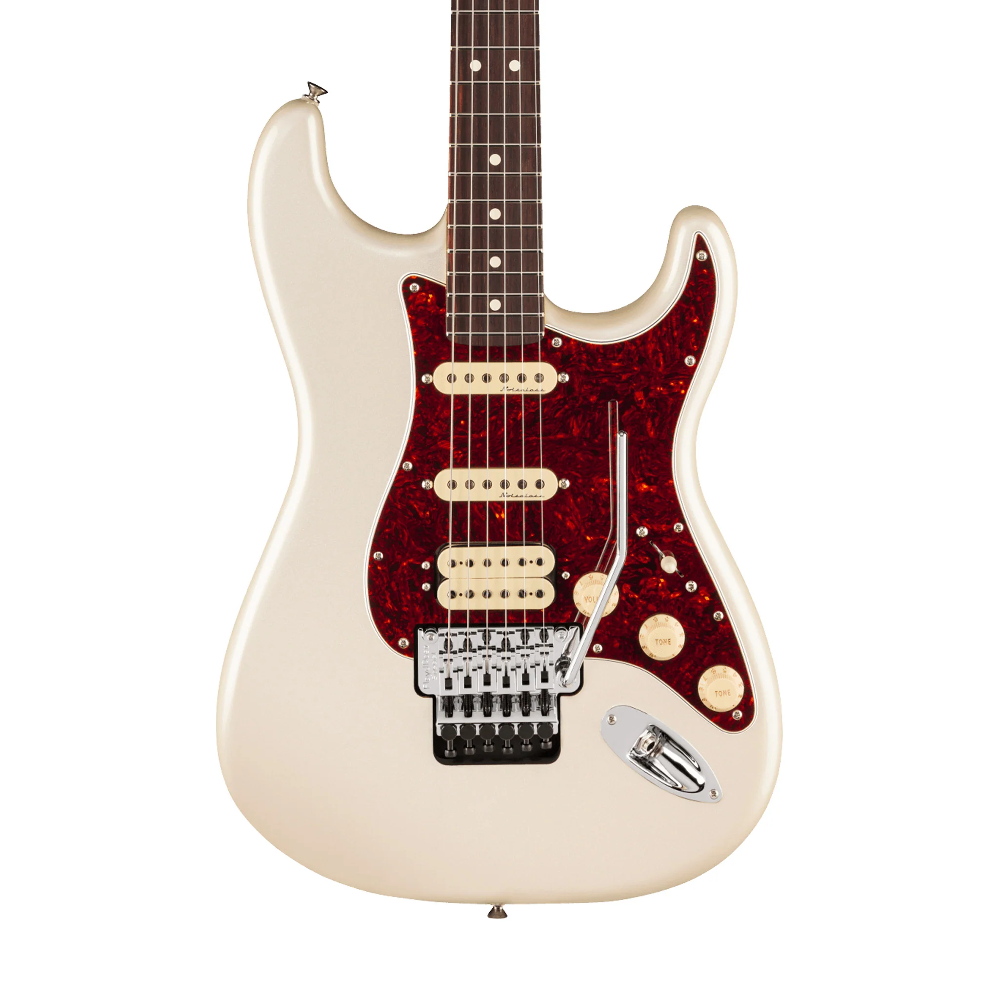 Fender Player II Modified Stratocaster HSS Floyd Rose Electric Guitar, RW FB, Olympic Pearl - Image 3