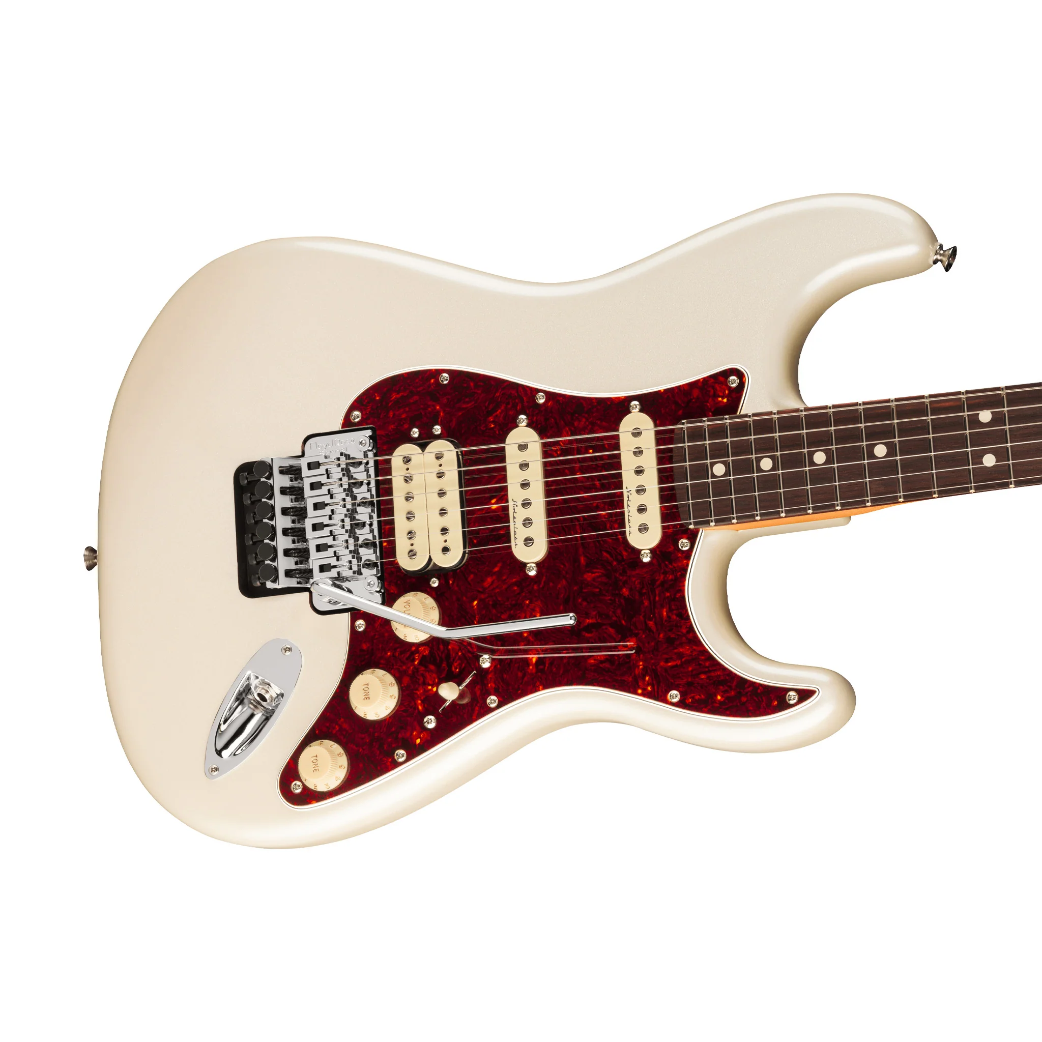 Fender Player II Modified Stratocaster HSS Floyd Rose Electric Guitar, RW FB, Olympic Pearl - Image 5