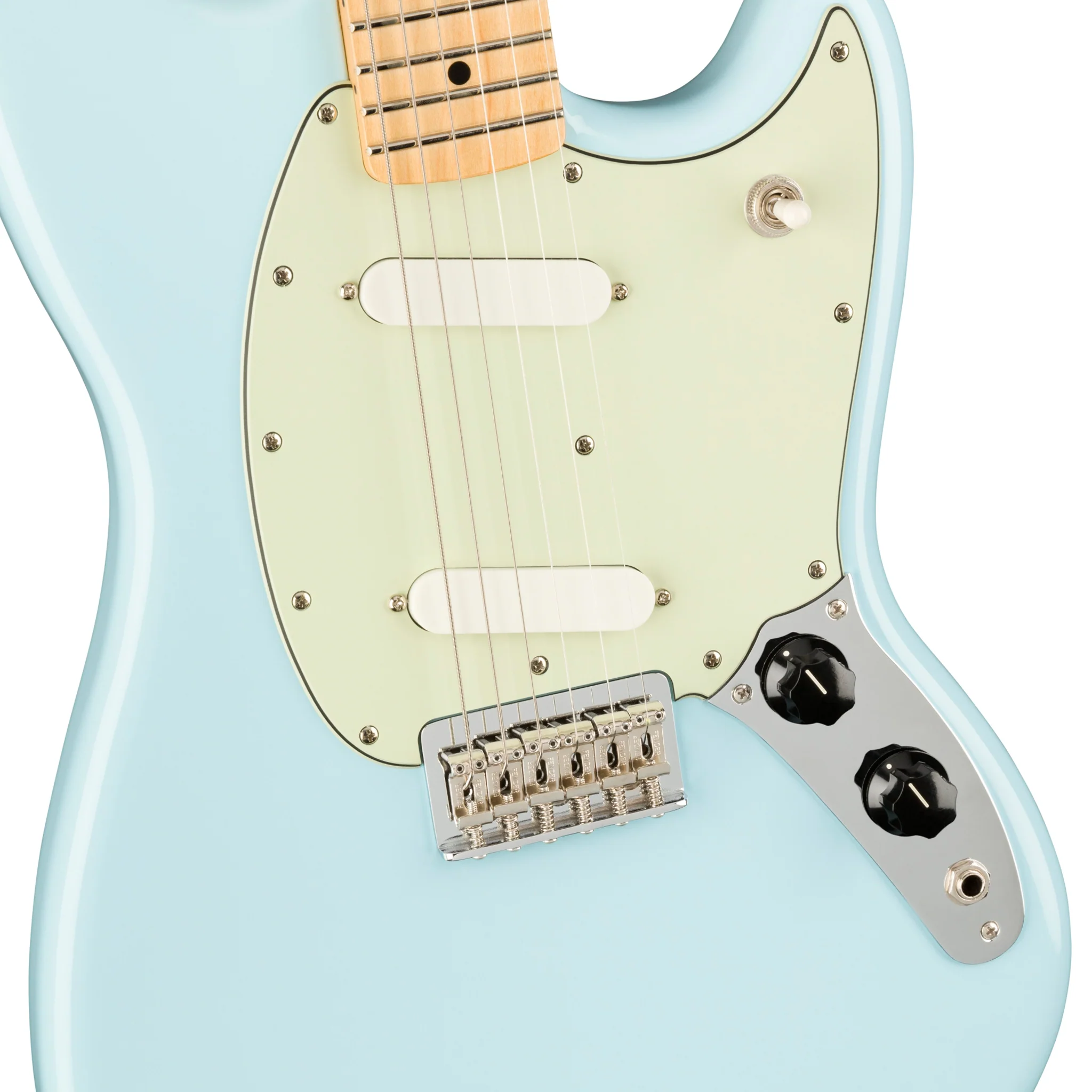Fender Player Mustang Electric Guitar, Maple FB, Sonic Blue - Image 5