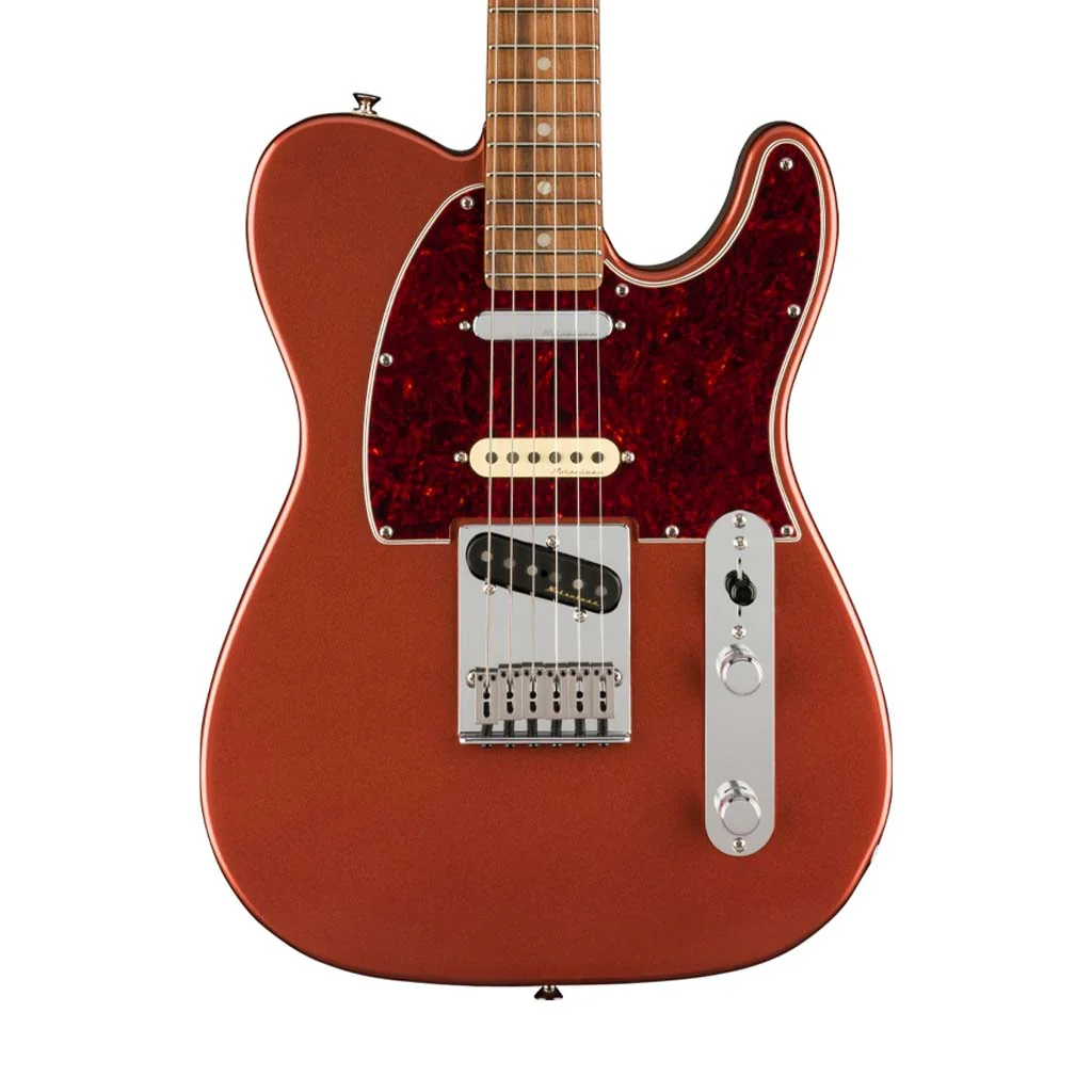 Fender Player Plus Nashville Telecaster Electric Guitar, PF FB, Aged Candy Apple Red - Image 3