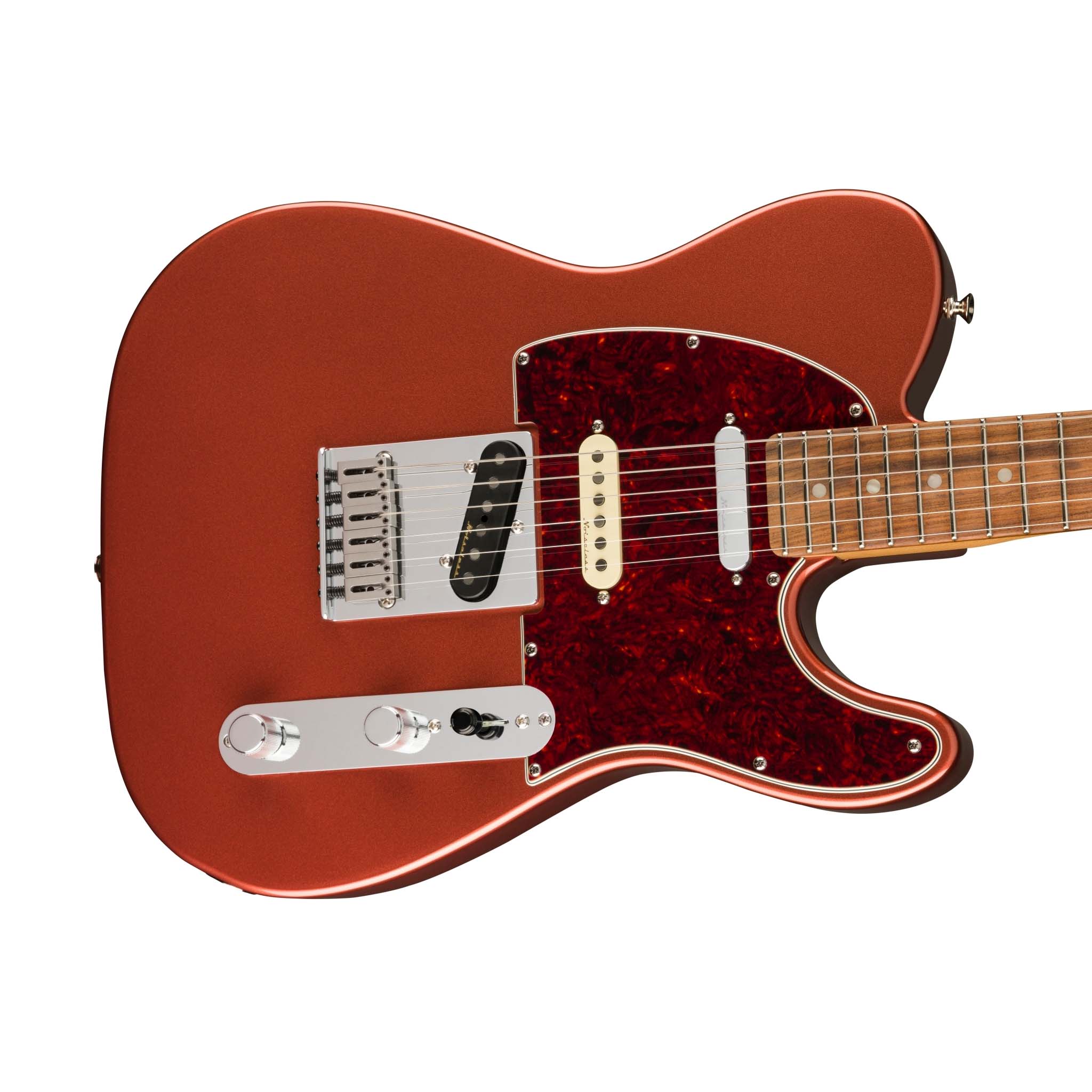 Fender Player Plus Nashville Telecaster Electric Guitar, PF FB, Aged Candy Apple Red - Image 5