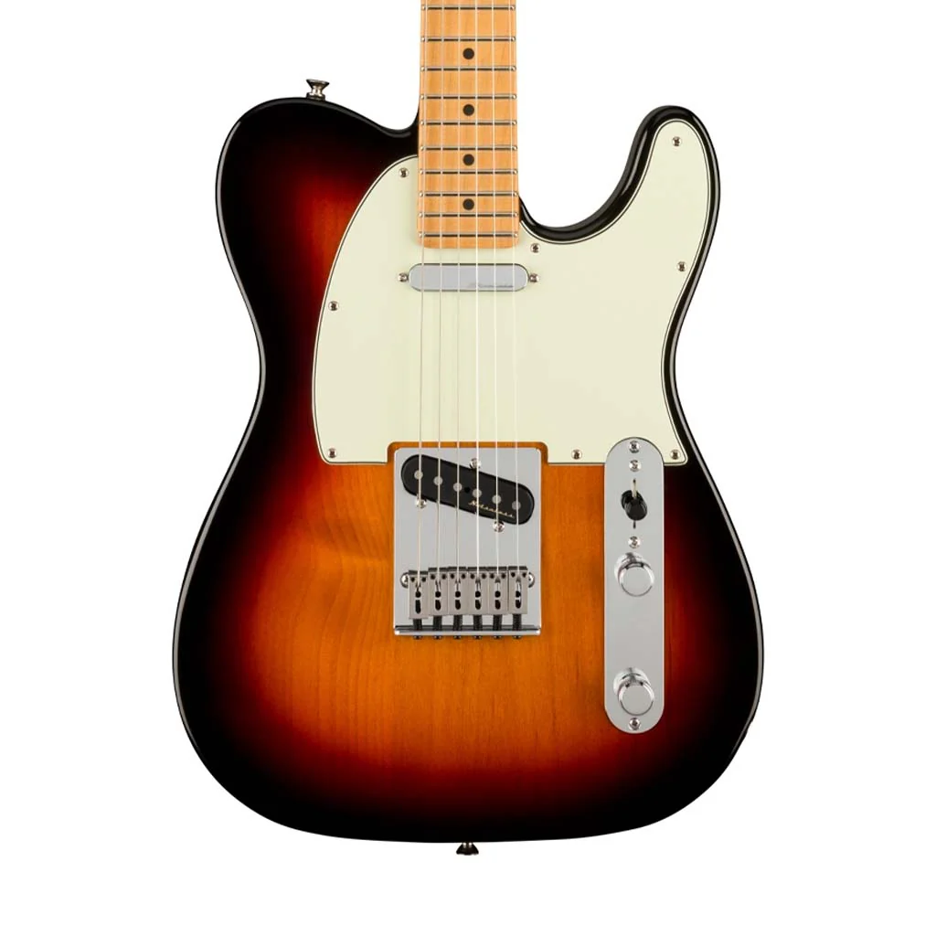 Fender Player Plus Telecaster Electric Guitar, Maple FB, 3-Color Sunburst - Image 3