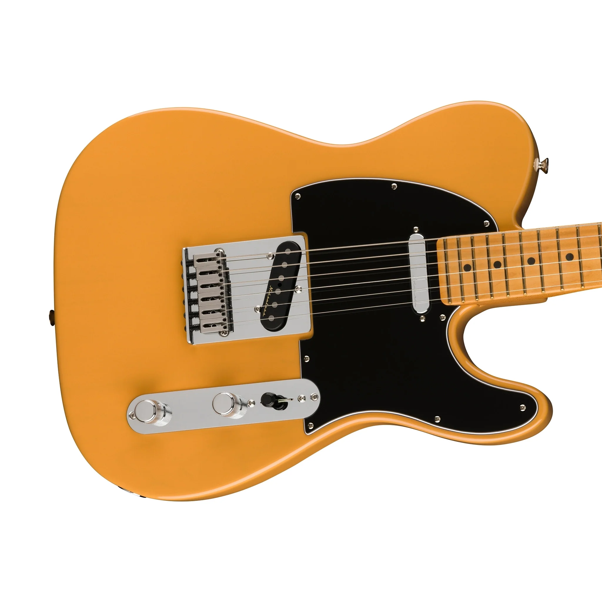 Fender Player Plus Telecaster Electric Guitar, Maple FB, Butterscotch Blonde - Image 5