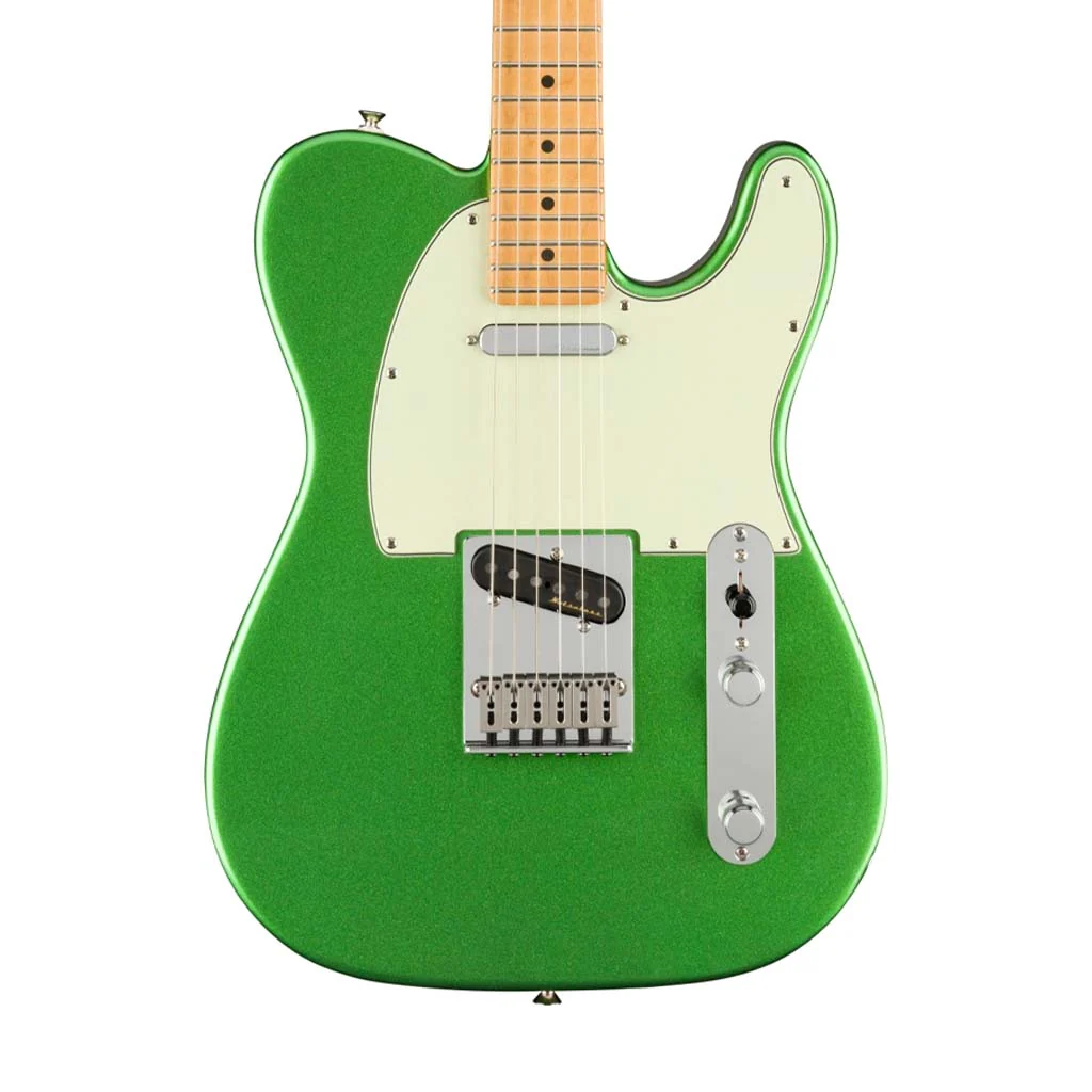 Fender Player Plus Telecaster Electric Guitar, Maple FB, Cosmic Jade - Image 3