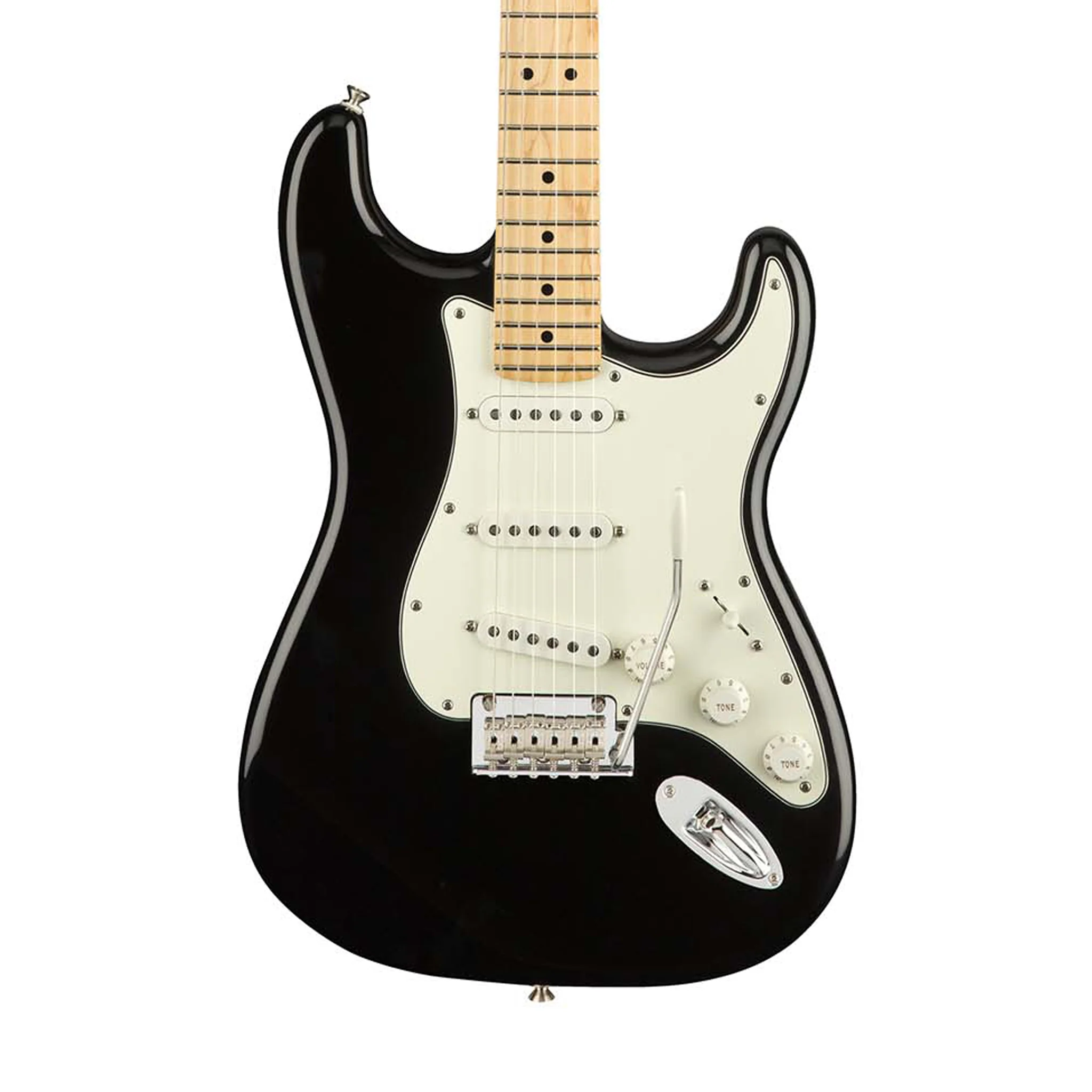 Fender Player Stratocaster Electric Guitar, Maple FB, Black - Image 3