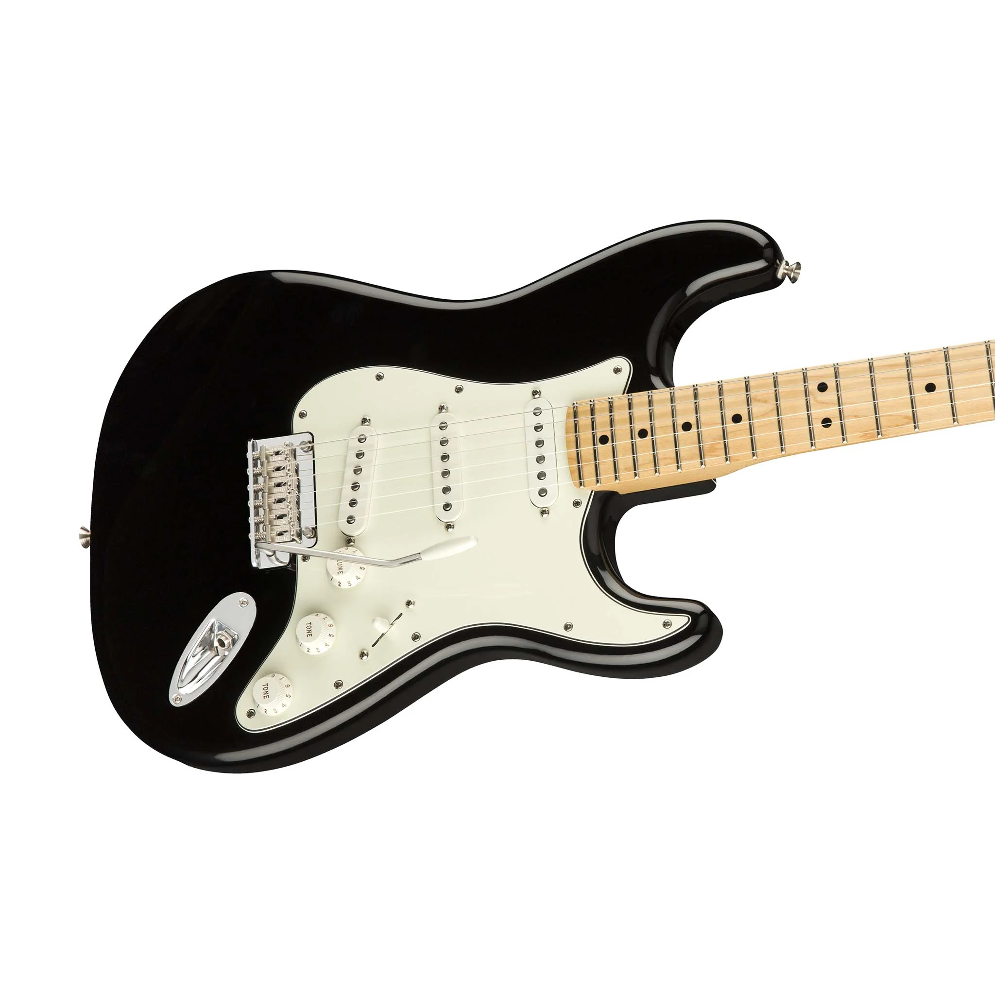 Fender Player Stratocaster Electric Guitar, Maple FB, Black - Image 5