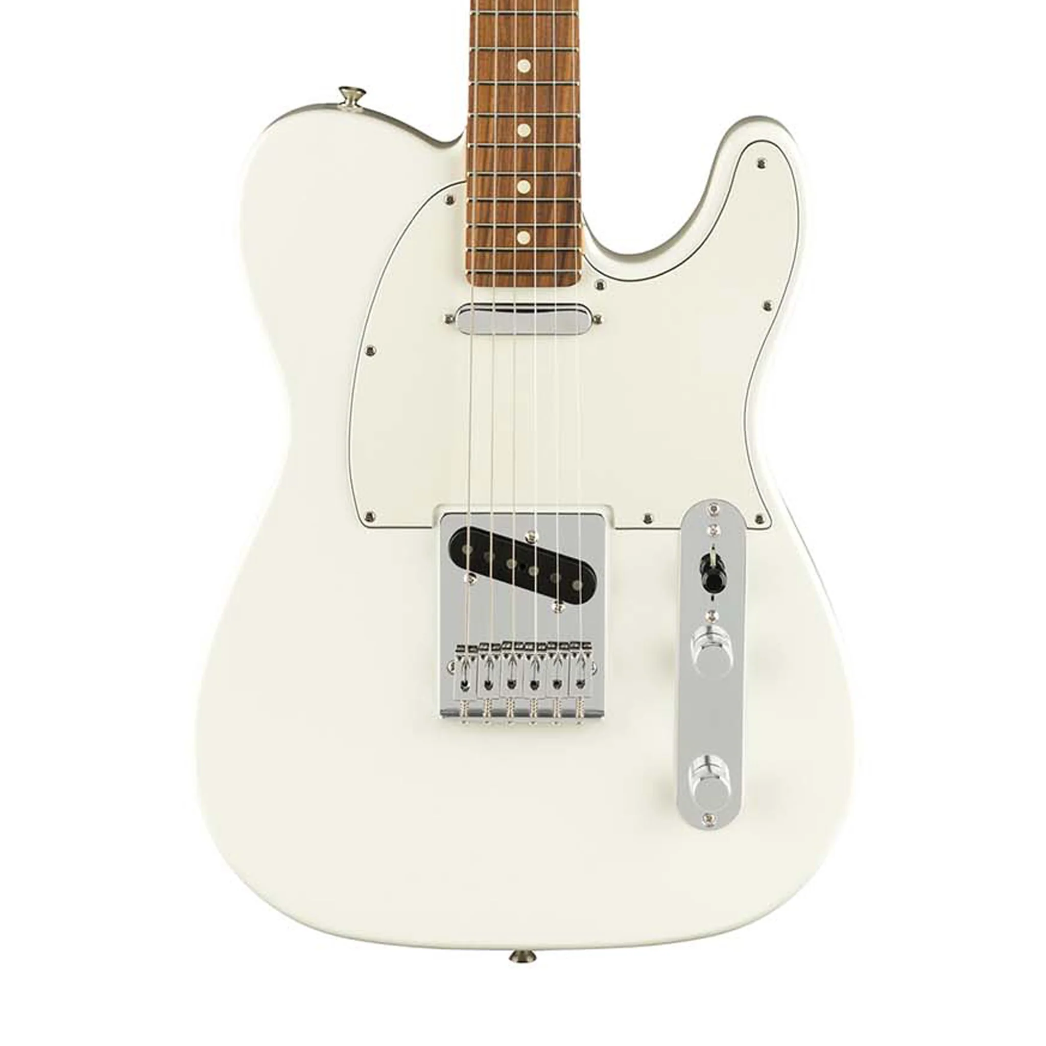Fender Player Telecaster Electric Guitar, Pau Ferro FB, Polar White - Image 3