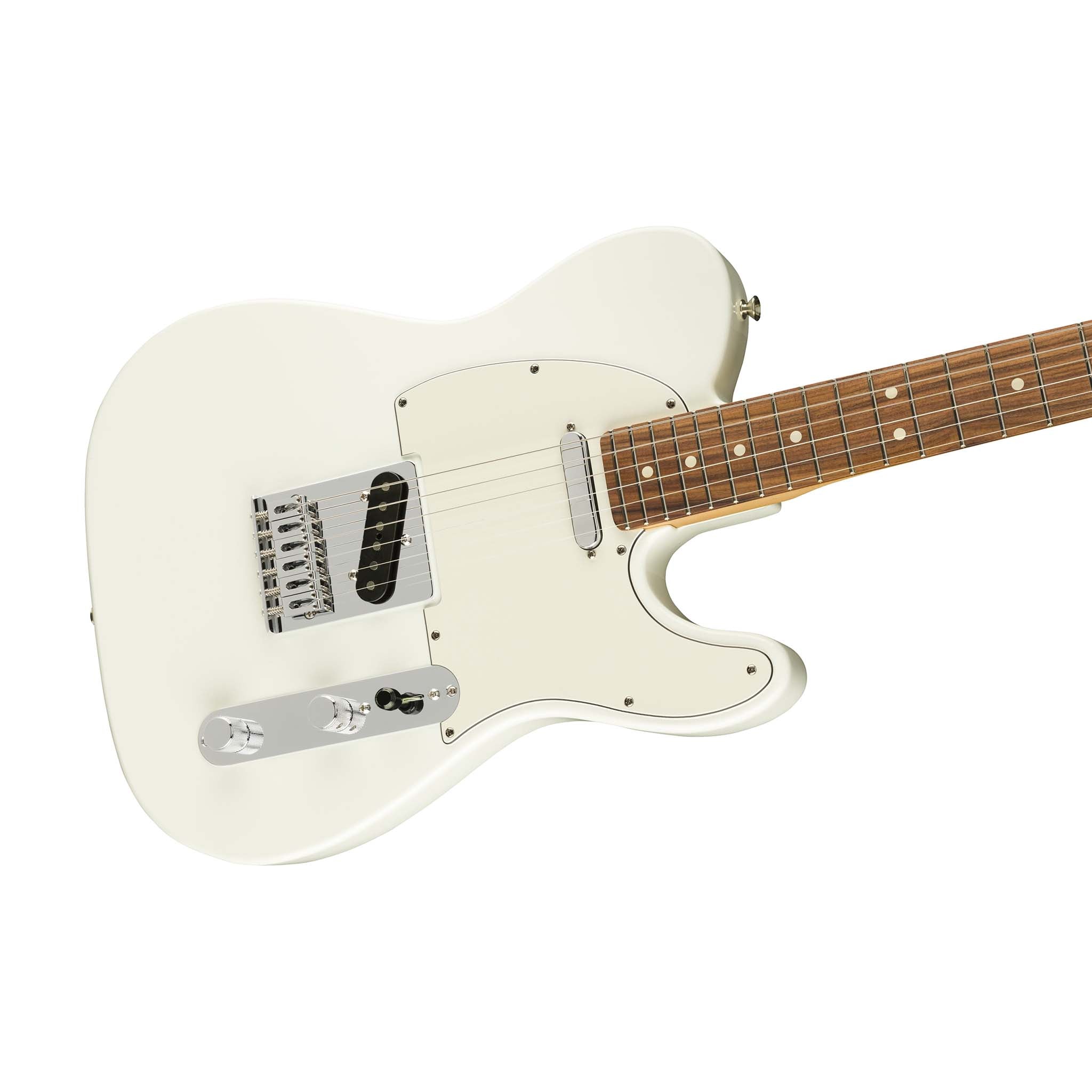 Fender Player Telecaster Electric Guitar, Pau Ferro FB, Polar White - Image 5