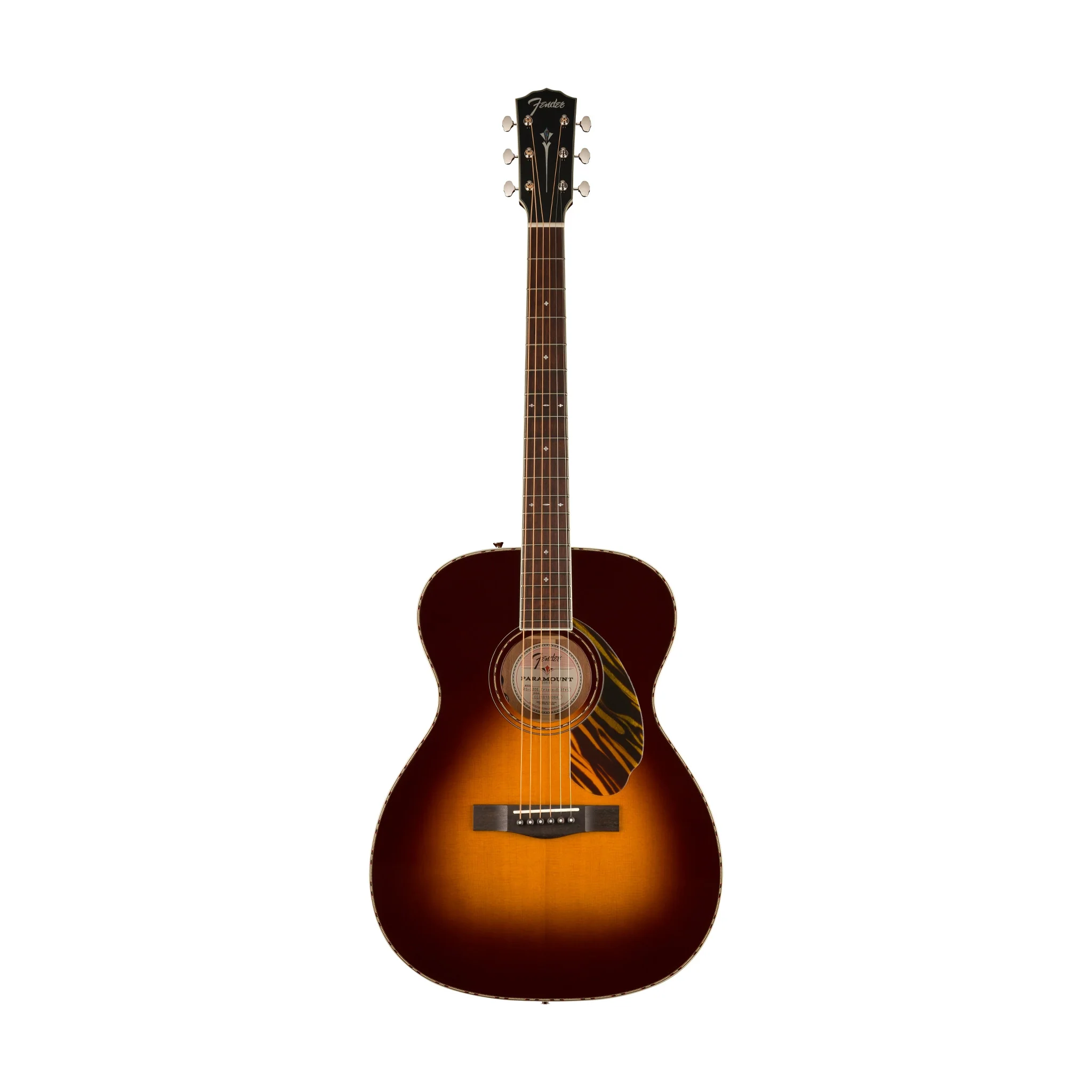 Fender PO-220E Orchestra Electro Acoustic Guitar, 3 Colour Vintage Sunburst