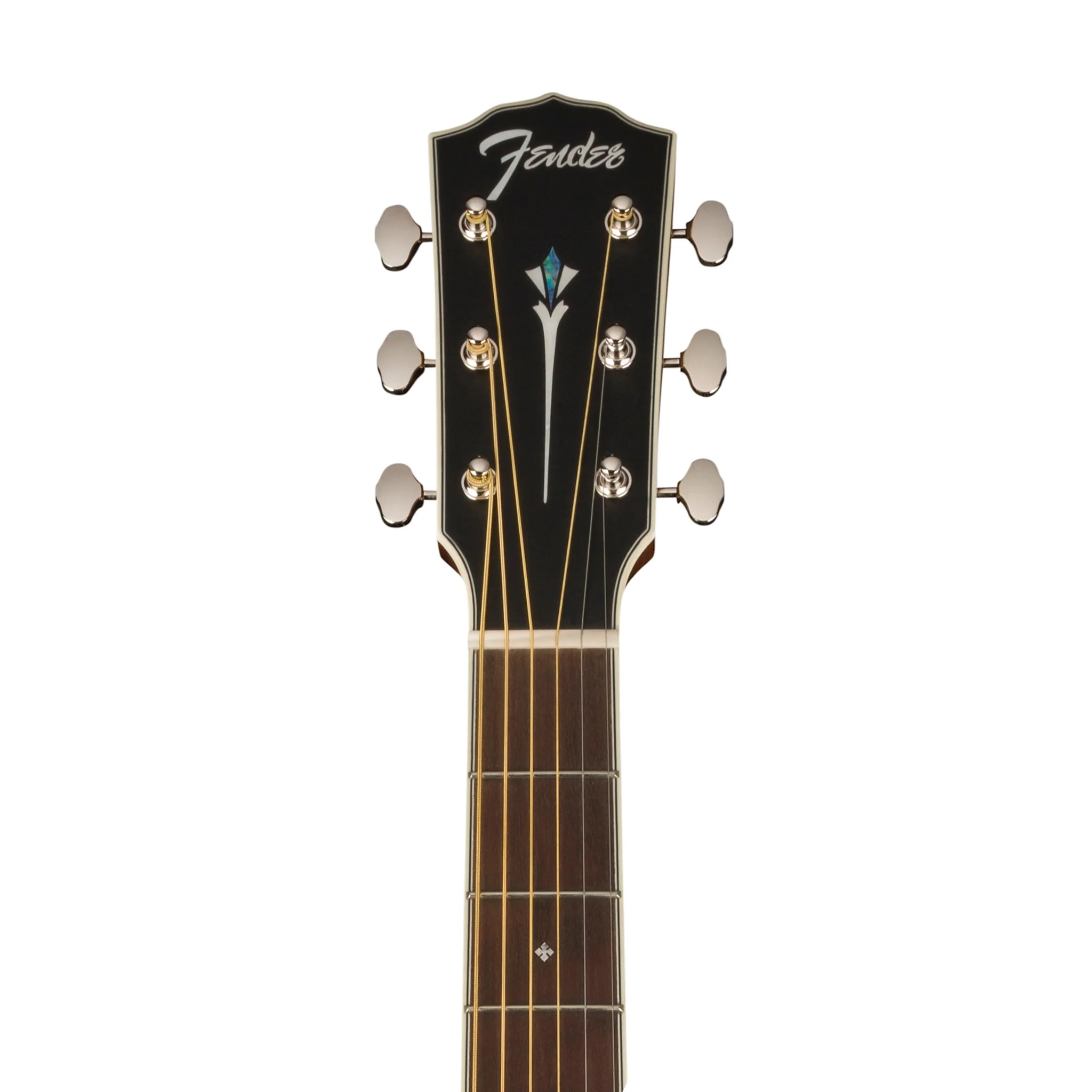 Fender PO-220E Orchestra Electro Acoustic Guitar, Aged Cognac Burst - Image 7