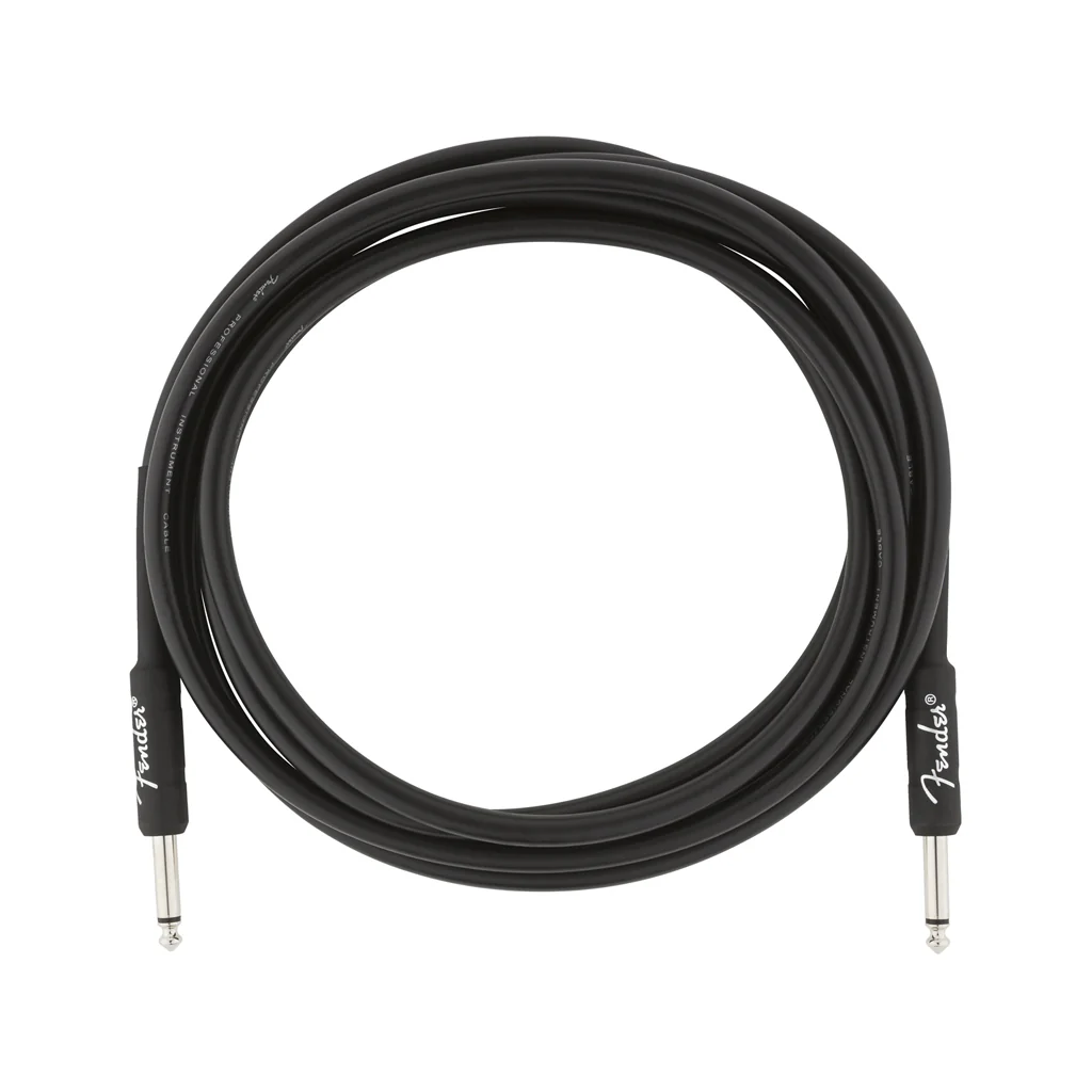 Fender Professional Series Instrument Cable, 10ft, Black - Image 2