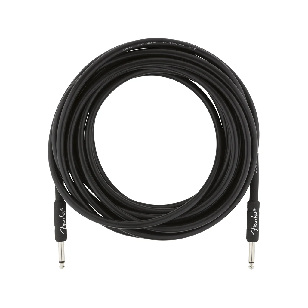 Fender Professional Series Instrument Cable, 25ft, Black - Image 2