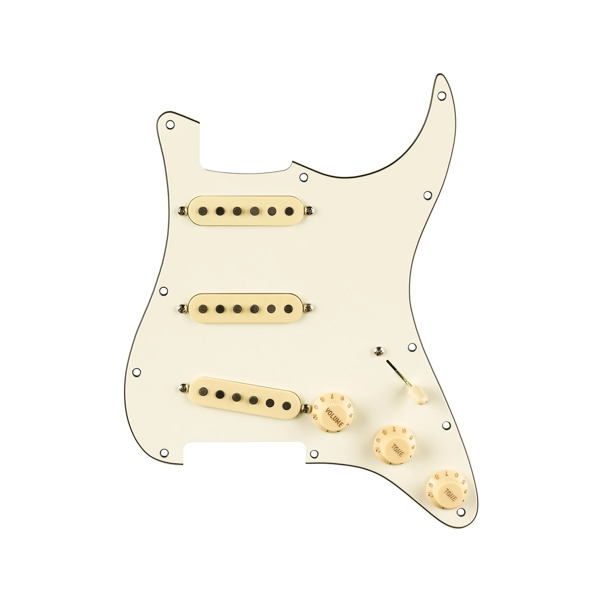 Fender Pure Vintage 65 Prewired Strat Pickguard, Parchment