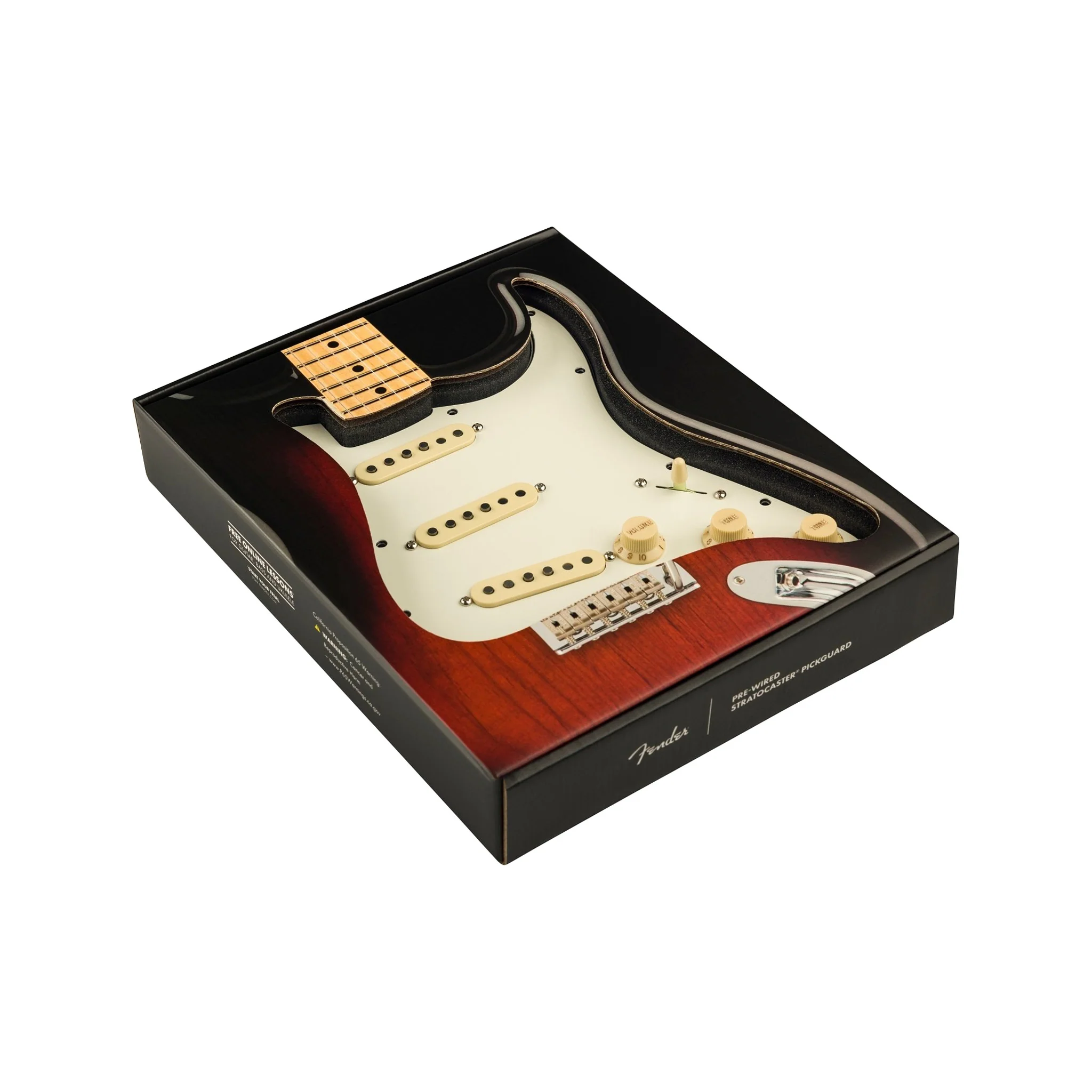 Fender Pure Vintage 65 Prewired Strat Pickguard, Parchment - Image 3