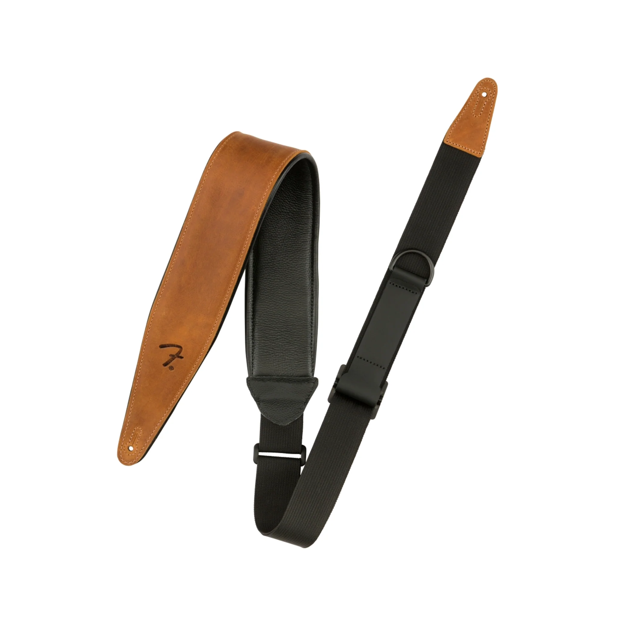 Fender Right Height Guitar Strap, Cognac - Image 3