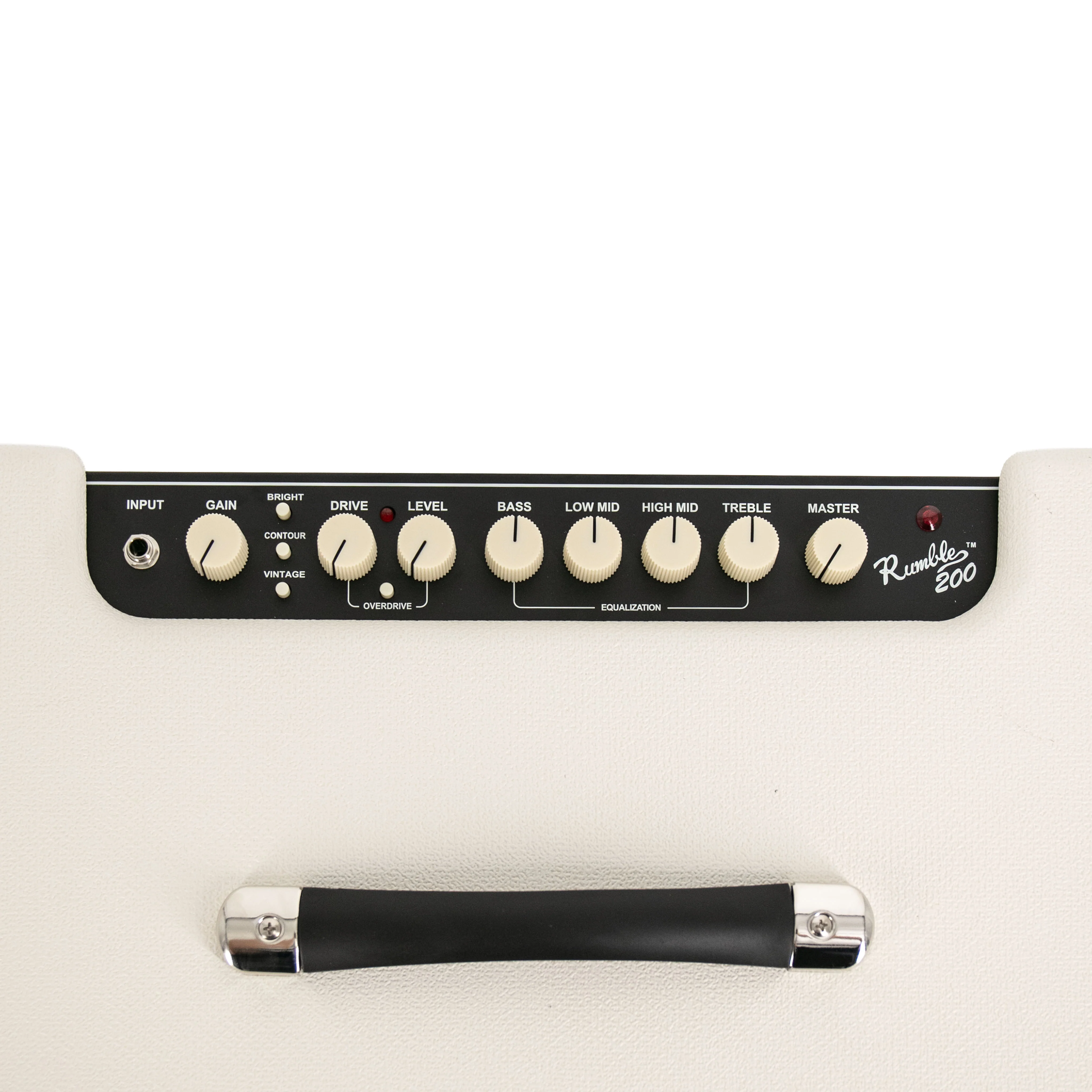 Fender Rumble 200 V3 Bass Combo Amplifier, Ivory, 230V EU - Image 5