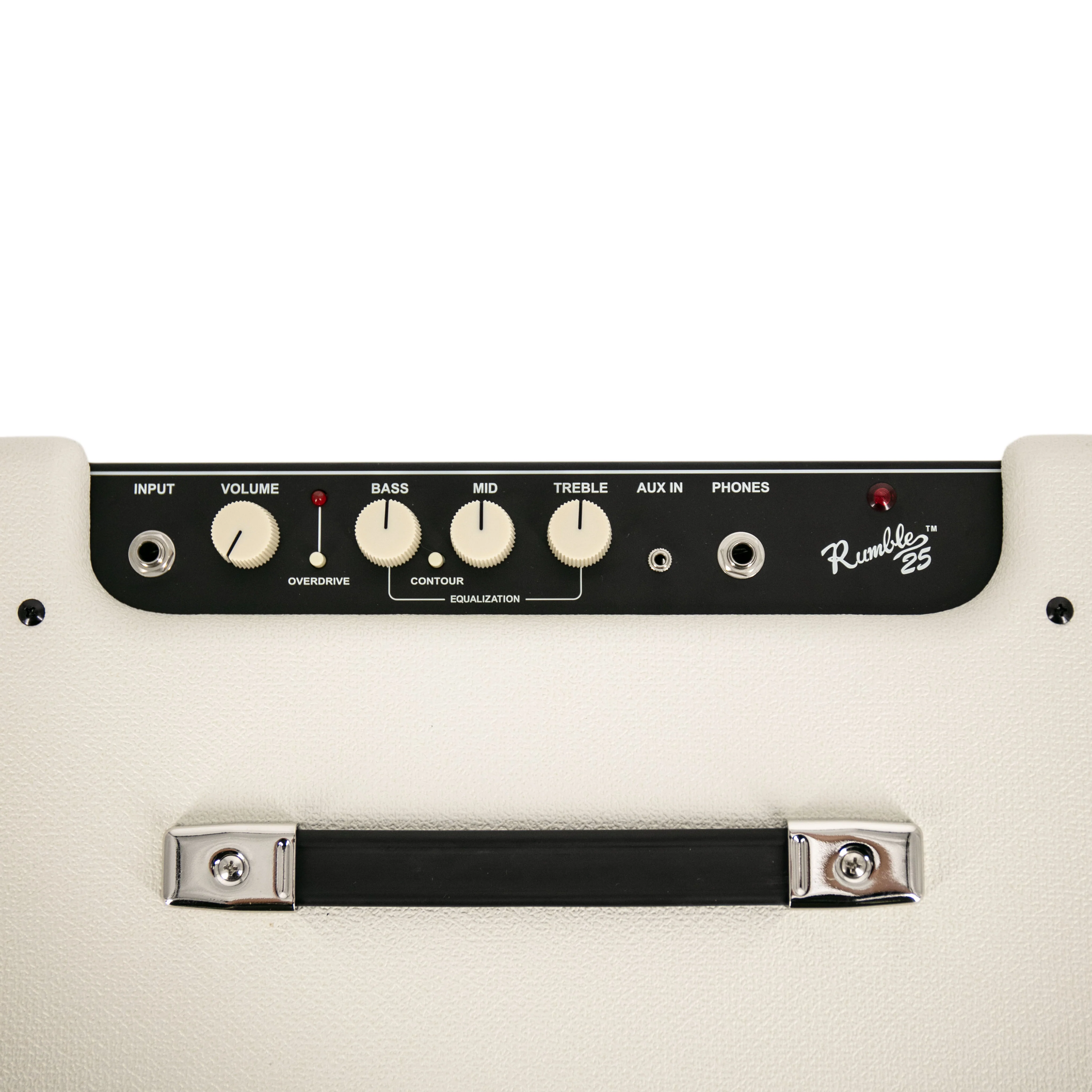 Fender Rumble 25 V3 Bass Combo Amplifier, Ivory, 230V UK - Image 5
