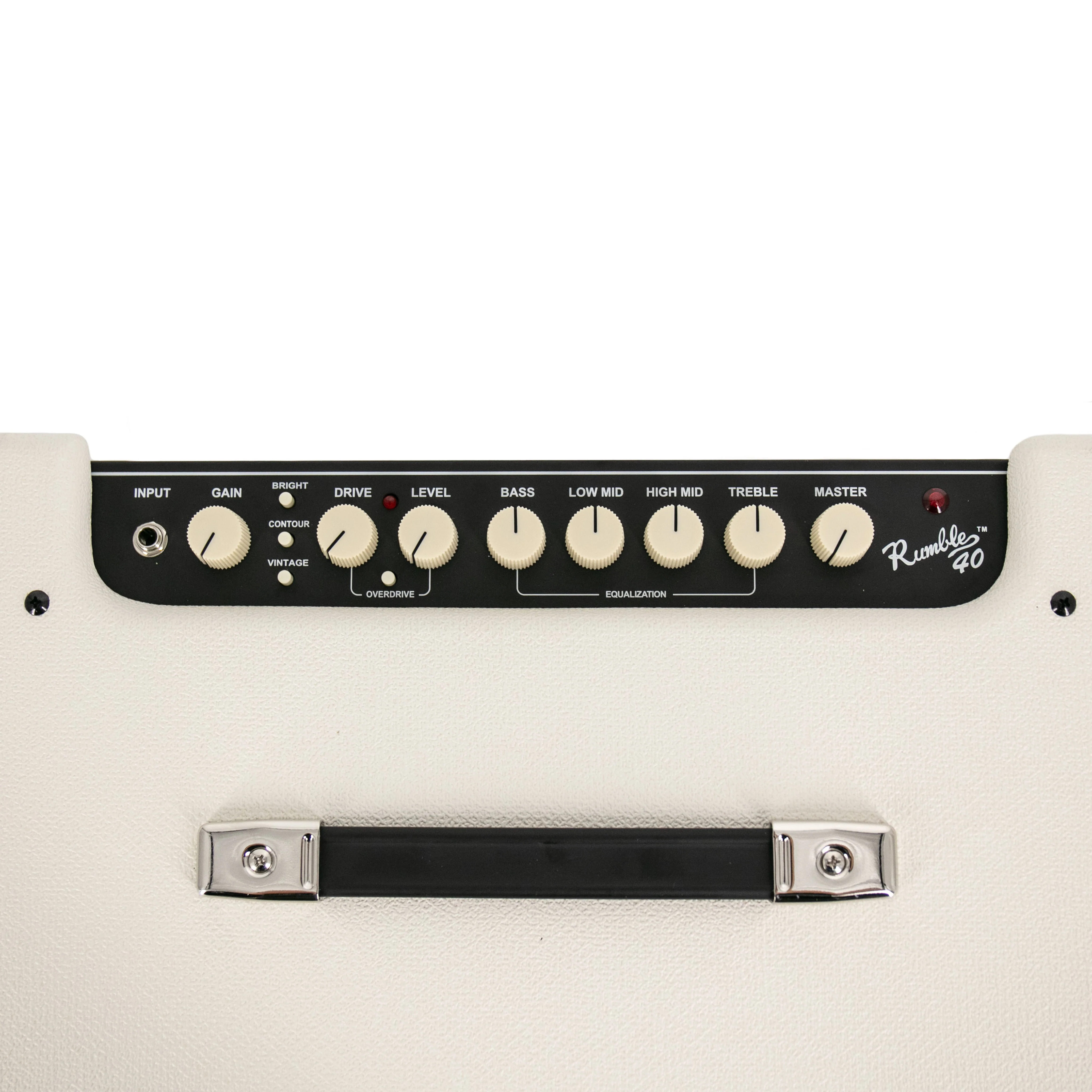 Fender Rumble 40 V3 Bass Combo Amplifier, Ivory, 230V UK - Image 5