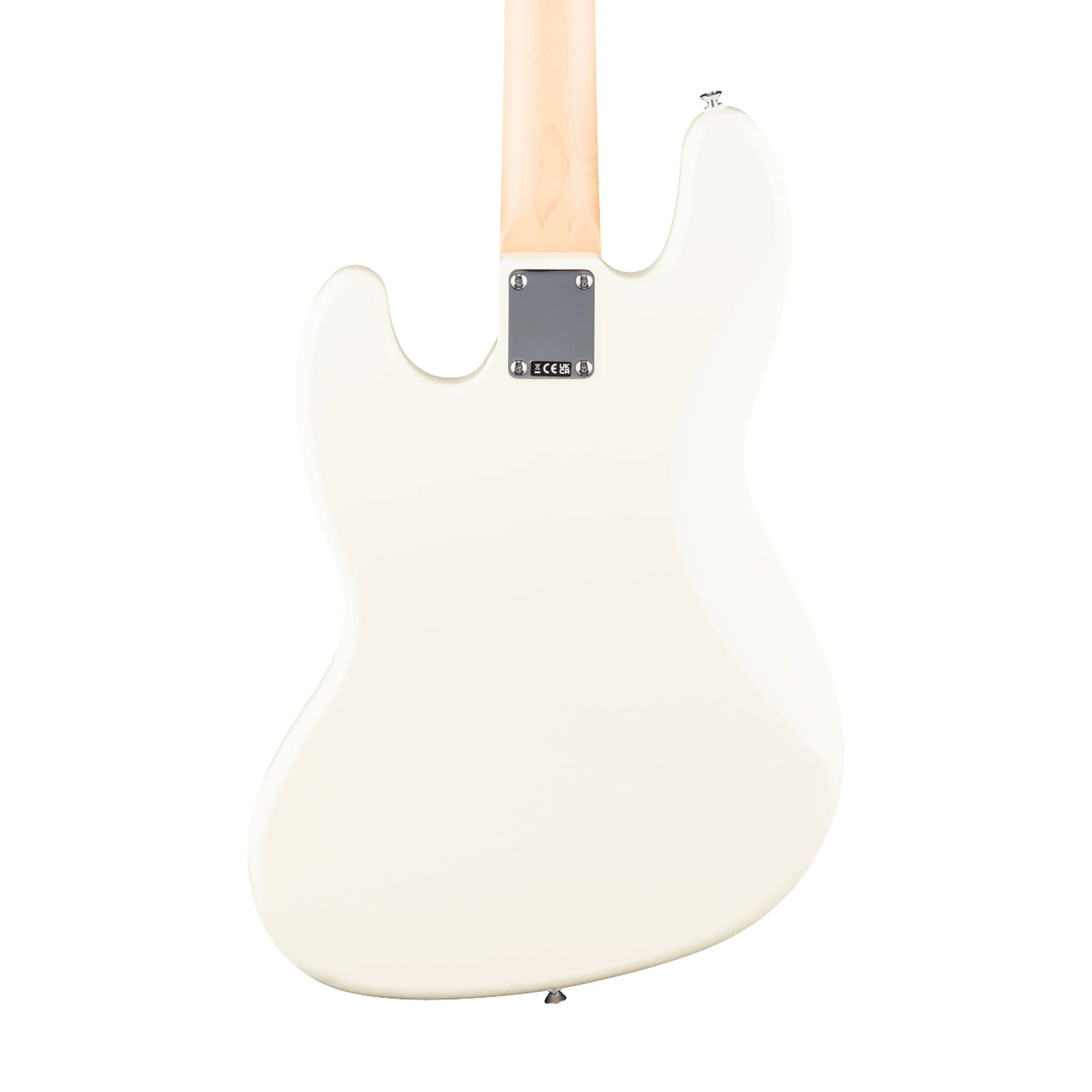Fender Standard Jazz Bass Guitar, Laurel FB, Olympic White - Image 4