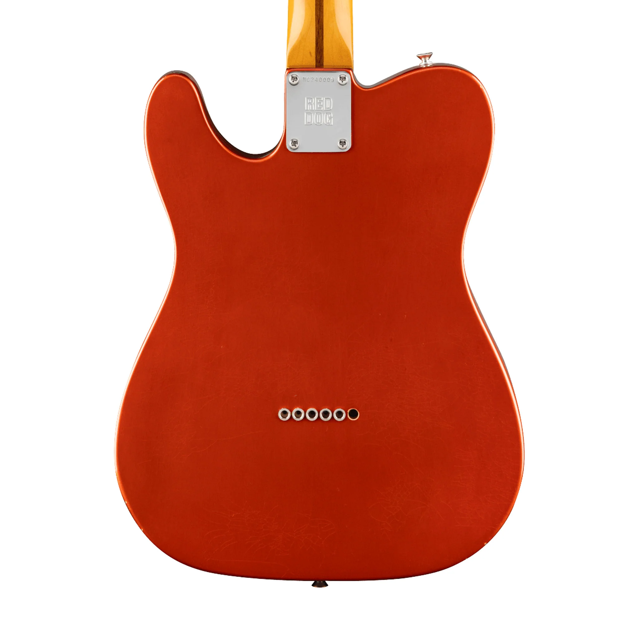 Fender Stories Collection Mike Campbell Red Dog Telecaster Electric Guitar, Maple FB, Red Dog Red - Image 4