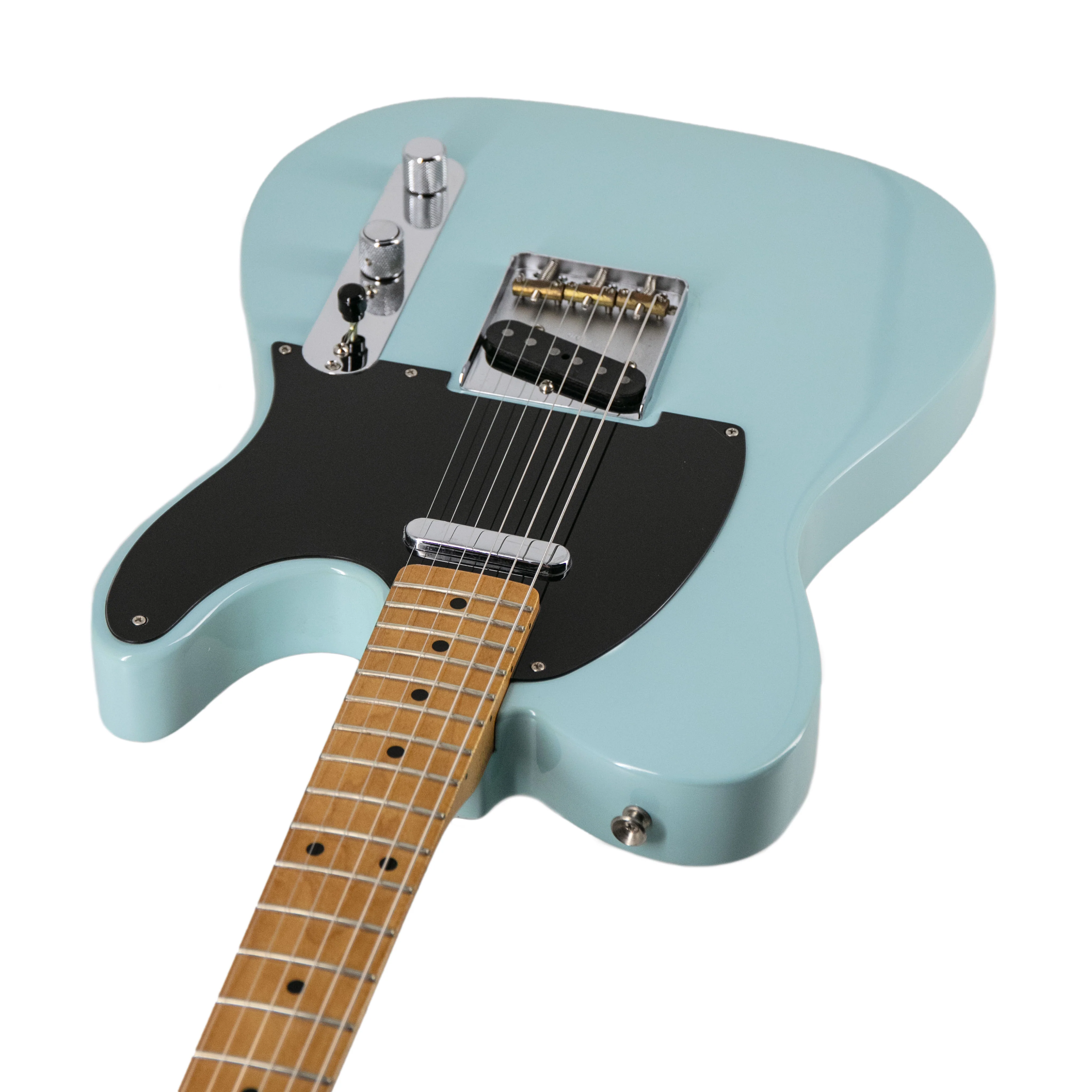 Fender Vintera 50s Telecaster Modified Electric Guitar, Maple Fretboard, Daphne Blue, MX1904XXXX - Image 2