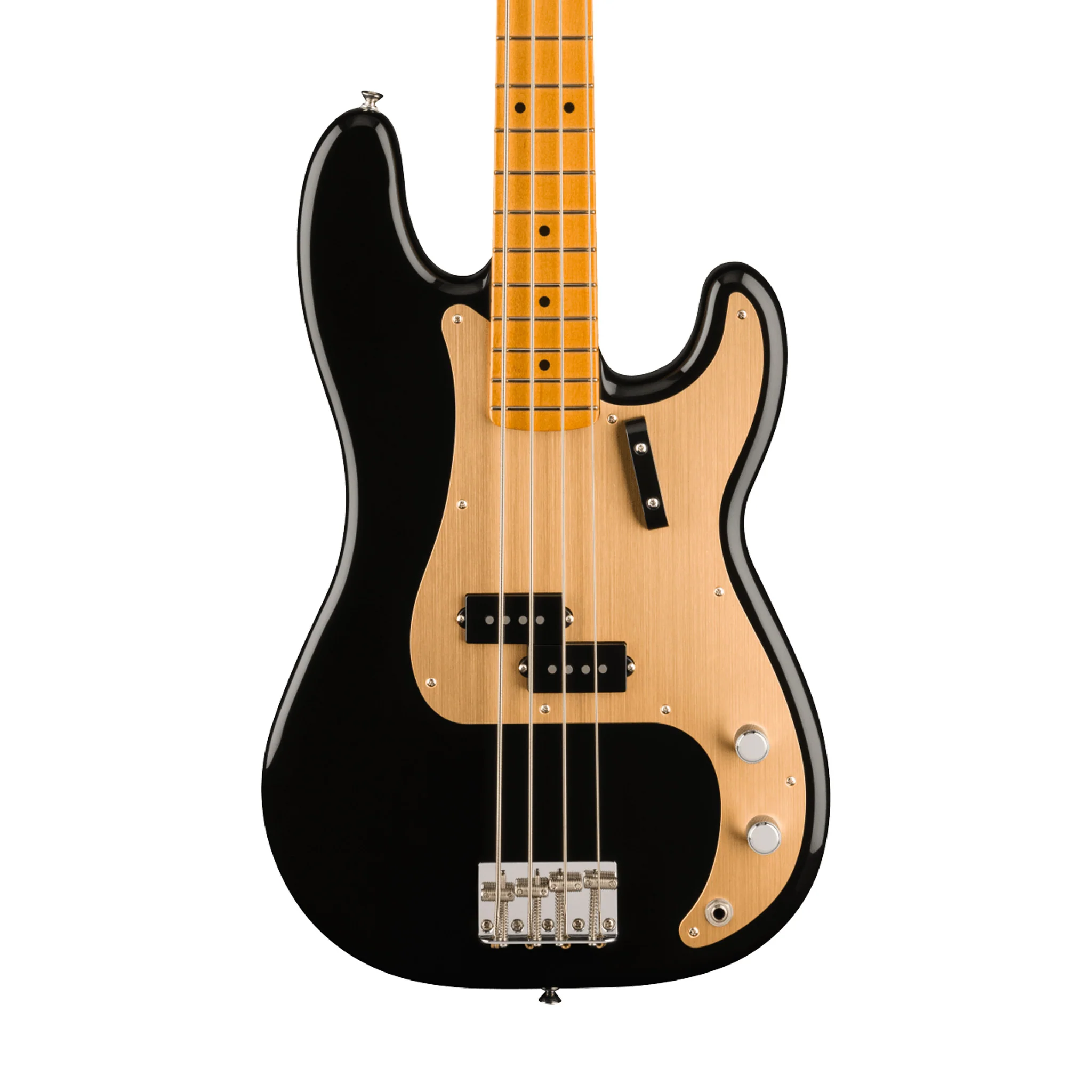Fender Vintera II 50s Precision Bass Guitar, Maple FB, Black - Image 3