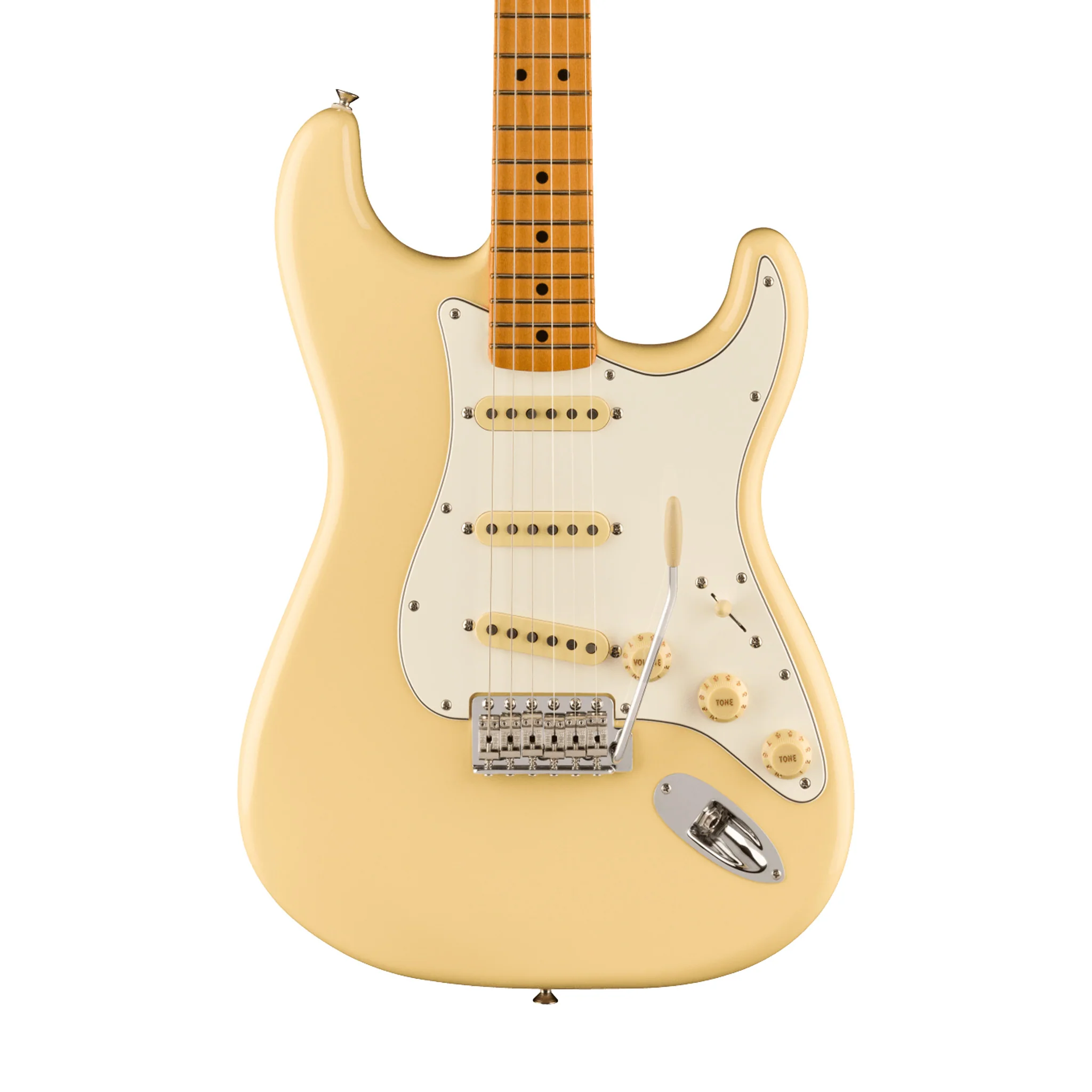 Fender Vintera II 70s Stratocaster Electric Guitar, Maple FB, Vintera White - Image 3