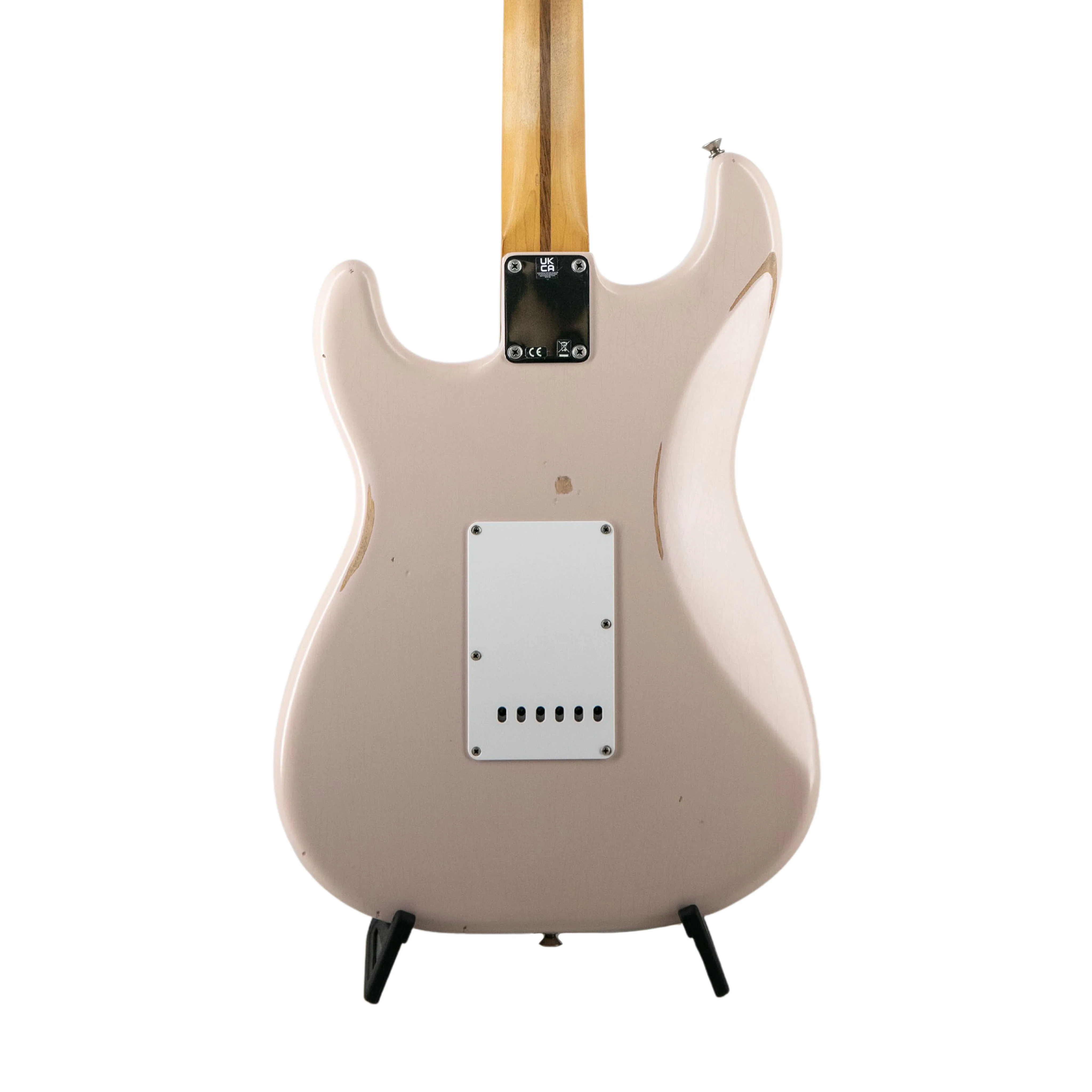 Fender Vintera Road Worn 1960 Stratocaster Electric Guitar, Shell Pink - Image 4