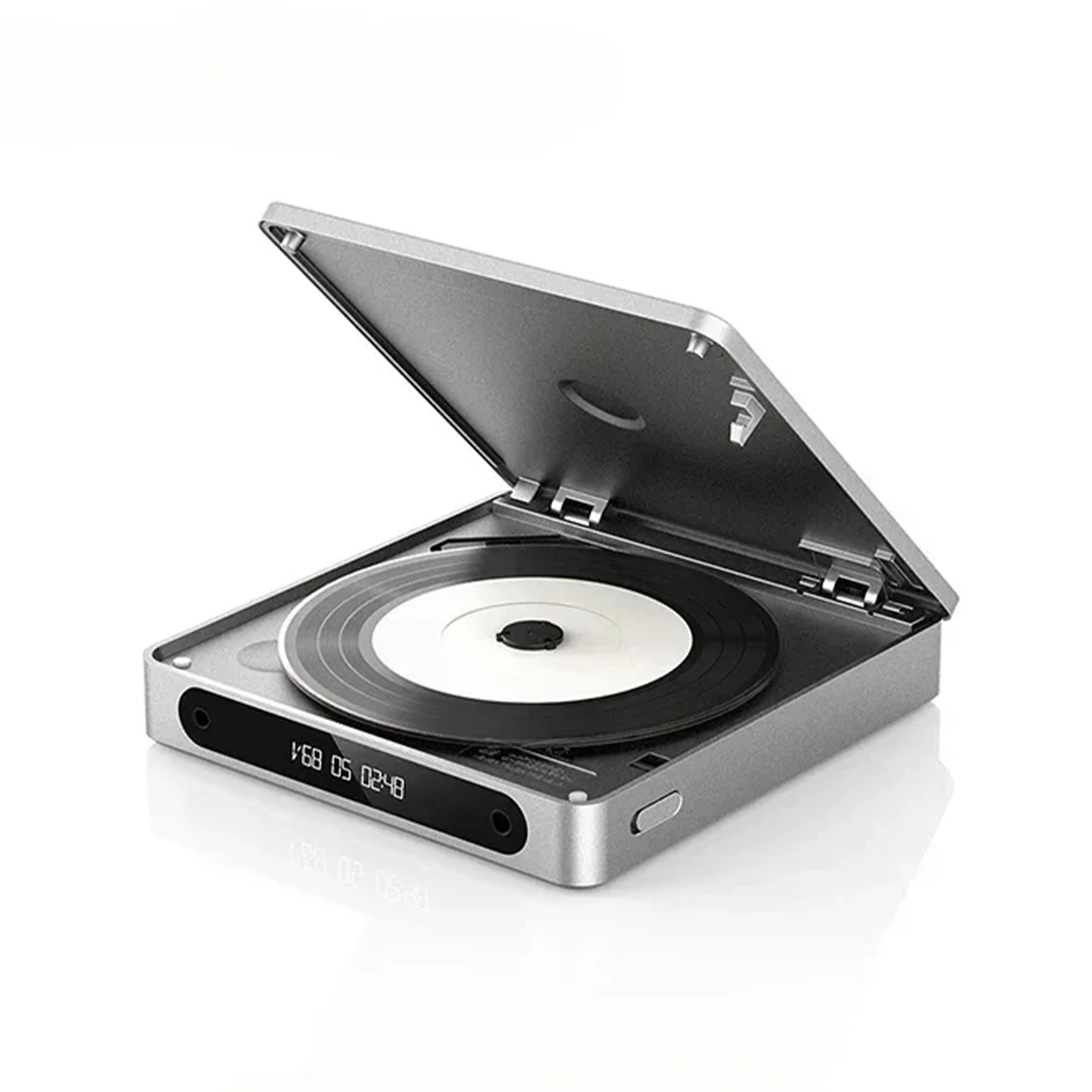 FiiO DM13 BT Portable Bluetooth Stereo CD Player, Silver - Image 2
