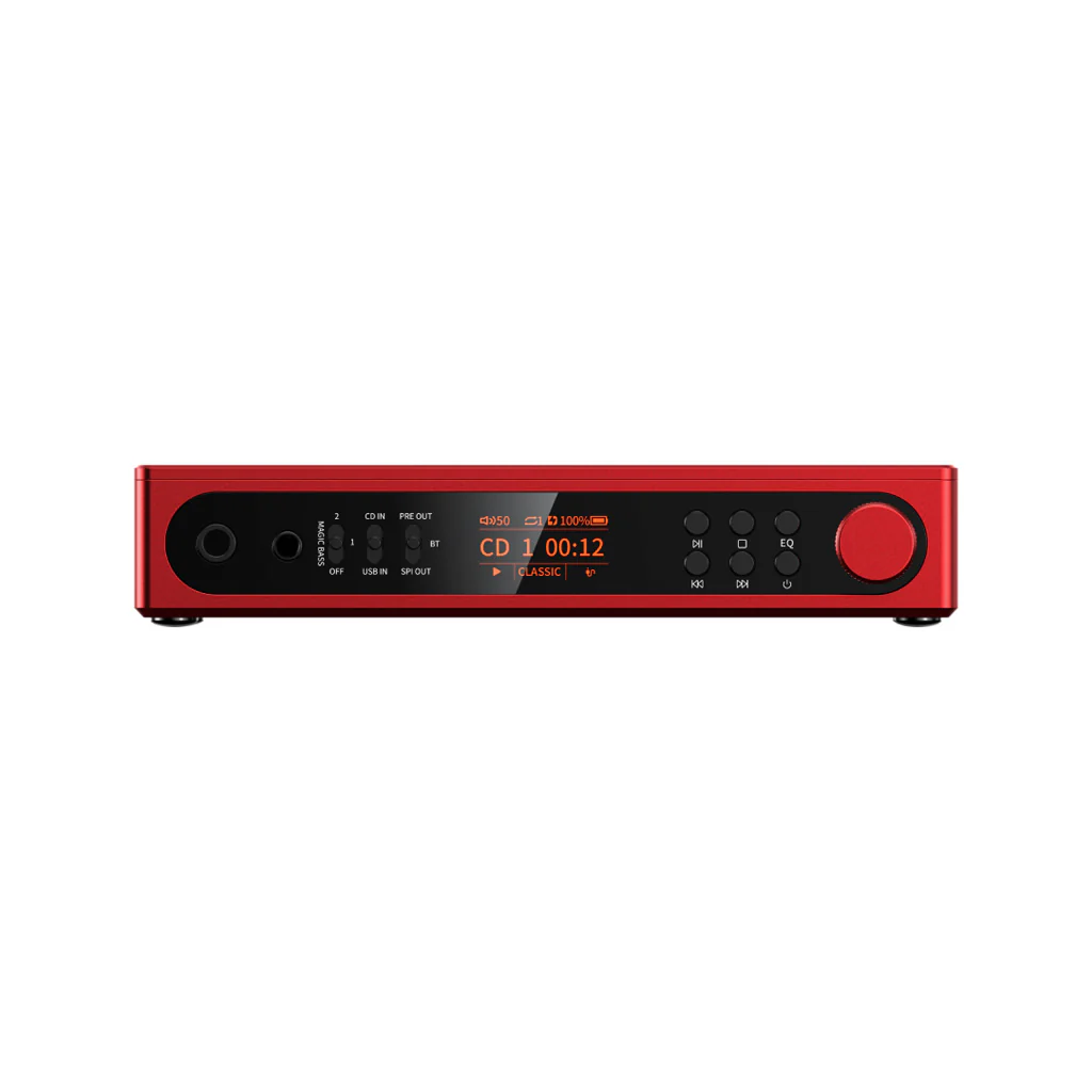 FiiO DM15 R2R Portable Stereo CD Player, Red - Image 2
