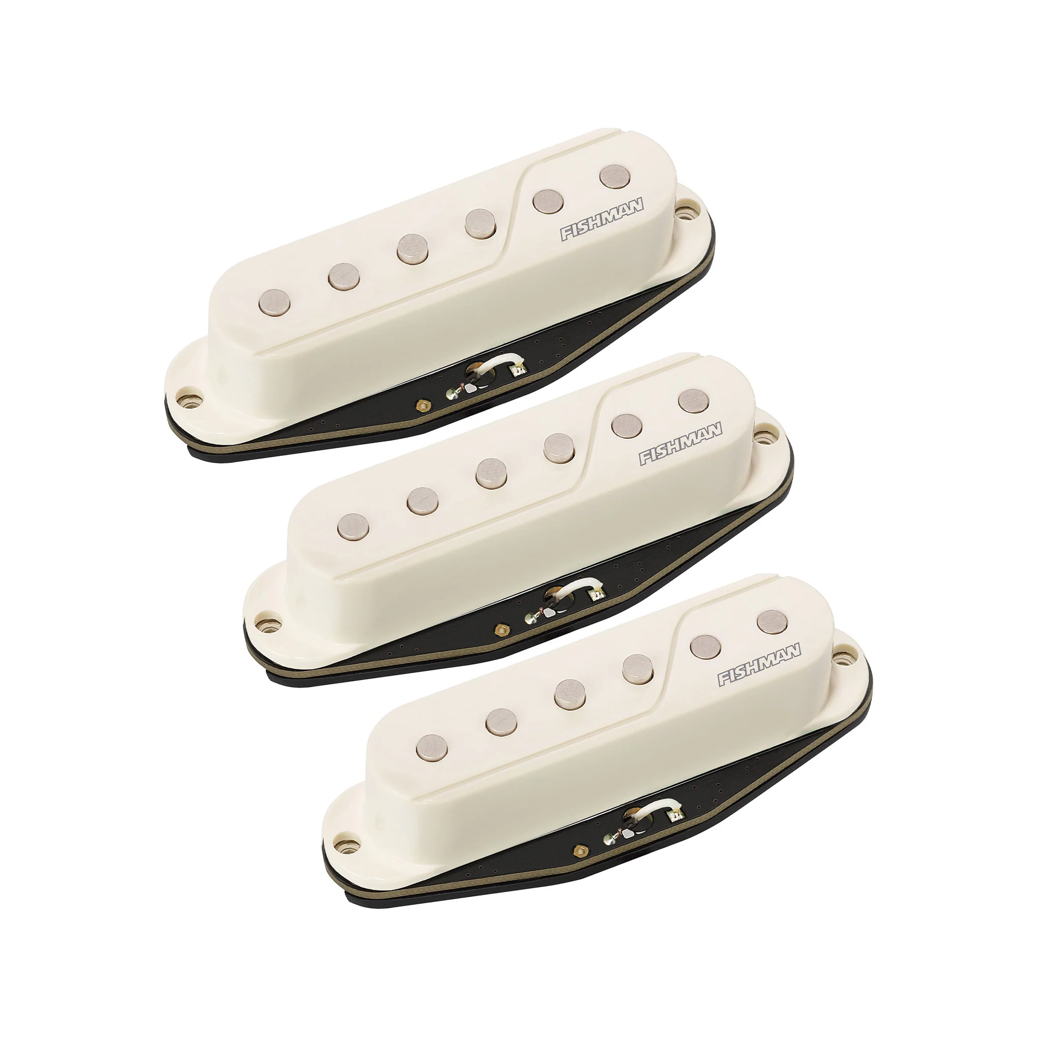 Fishman Fluence Signature Series Greg Koch Gristle-Tone Stratocaster Loaded Pickguard, White - Image 2