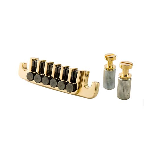 Gibson PTTP-040 TP-6 Tailpiece w Studs & Inserts, Gold - Image 2
