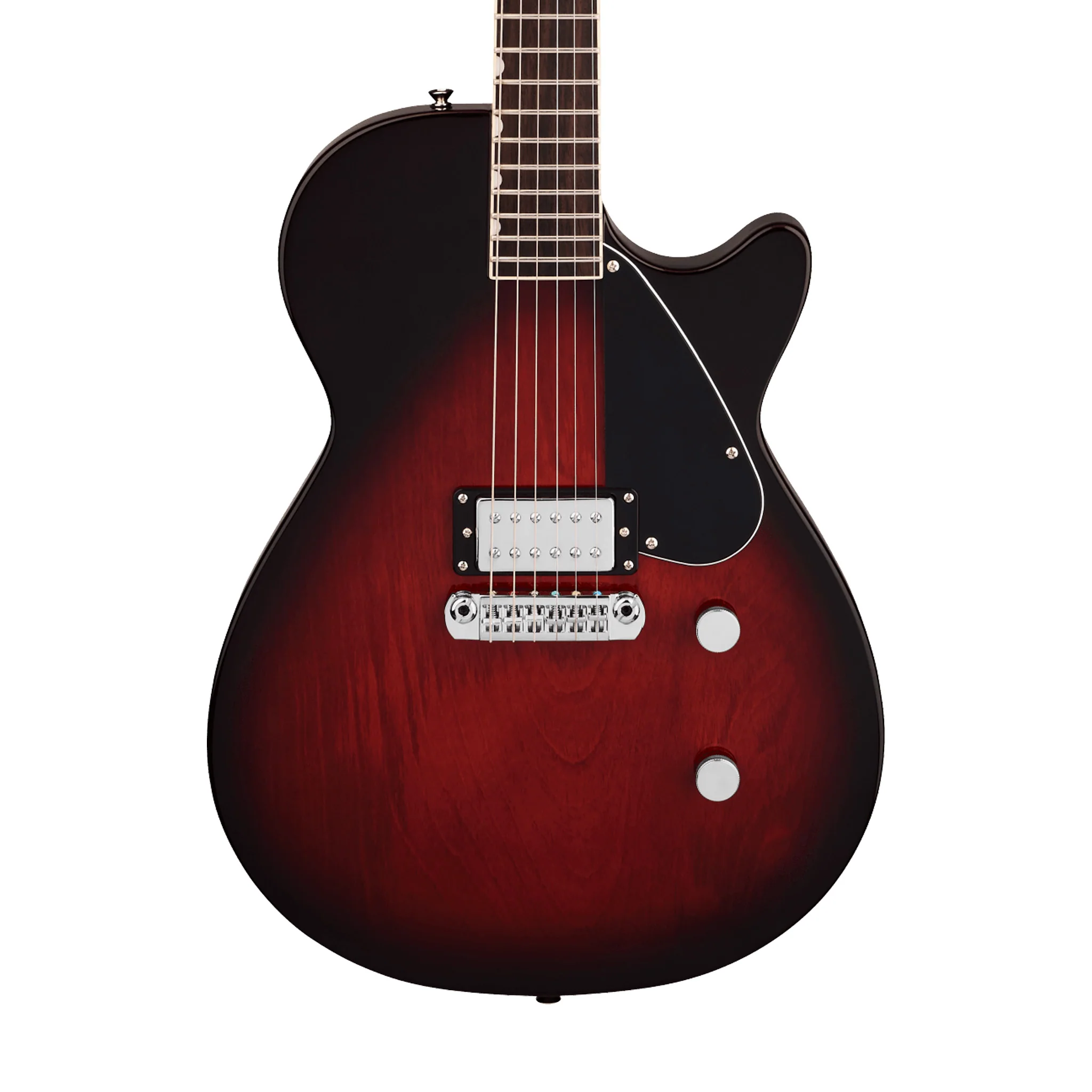 Gretsch Electromatic Jet Club 1 Pickup Electric Guitar, Claret Burst - Image 3