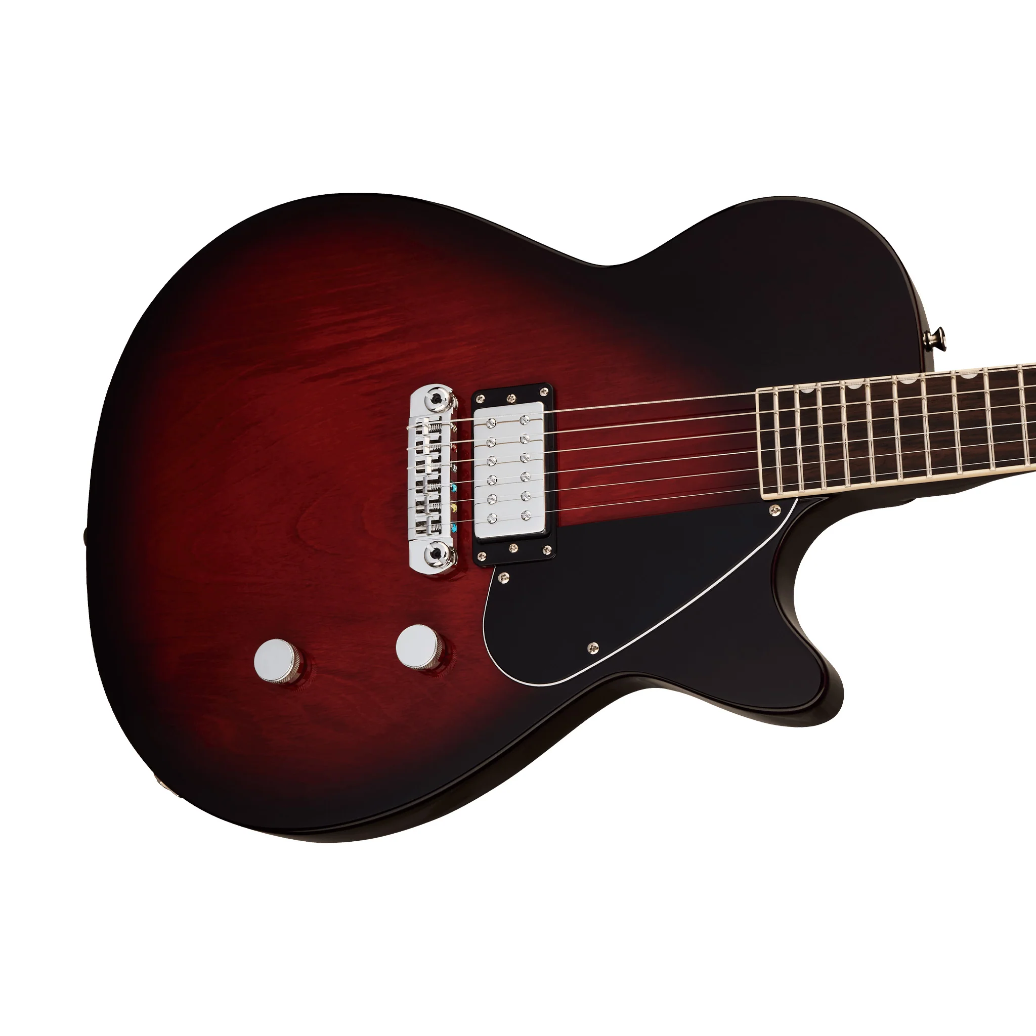 Gretsch Electromatic Jet Club 1 Pickup Electric Guitar, Claret Burst - Image 5