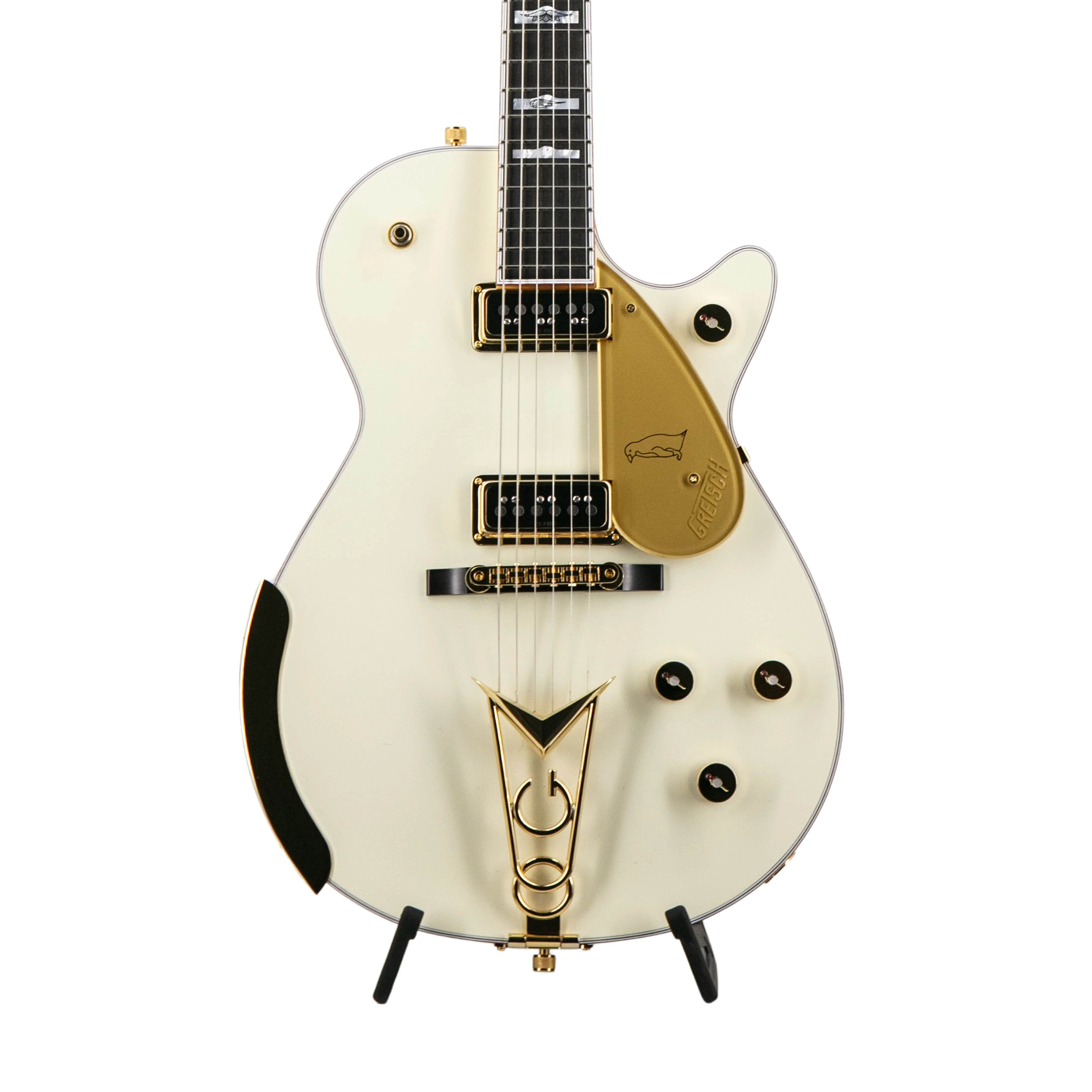 Gretsch FSR G6134G-VWT Ltd Ed Penguin Electric Guitar, Vintage White - Image 3