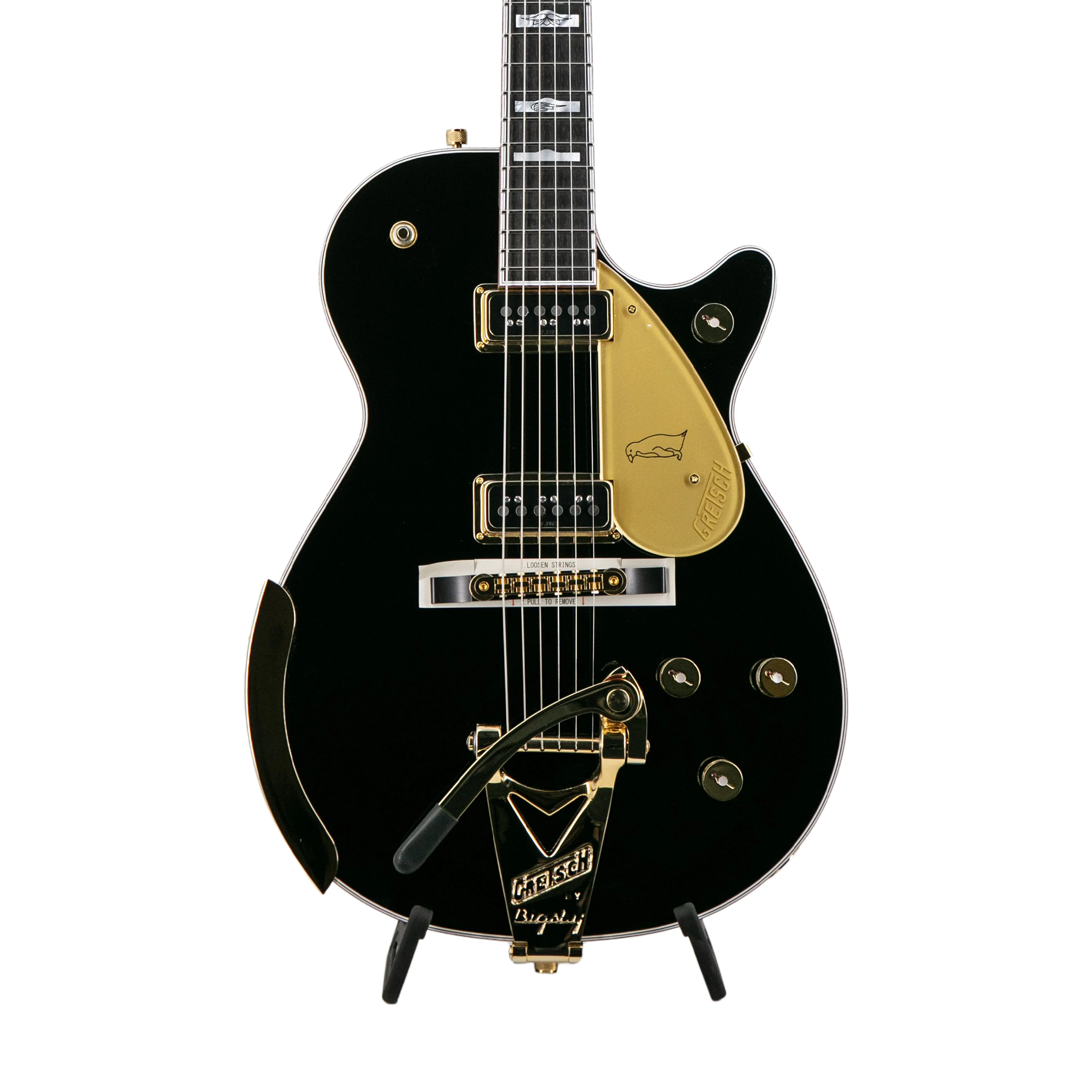 Gretsch FSR G6134TG-BLK Ltd Ed Penguin w/Bigsby Electric Guitar, Black - Image 3