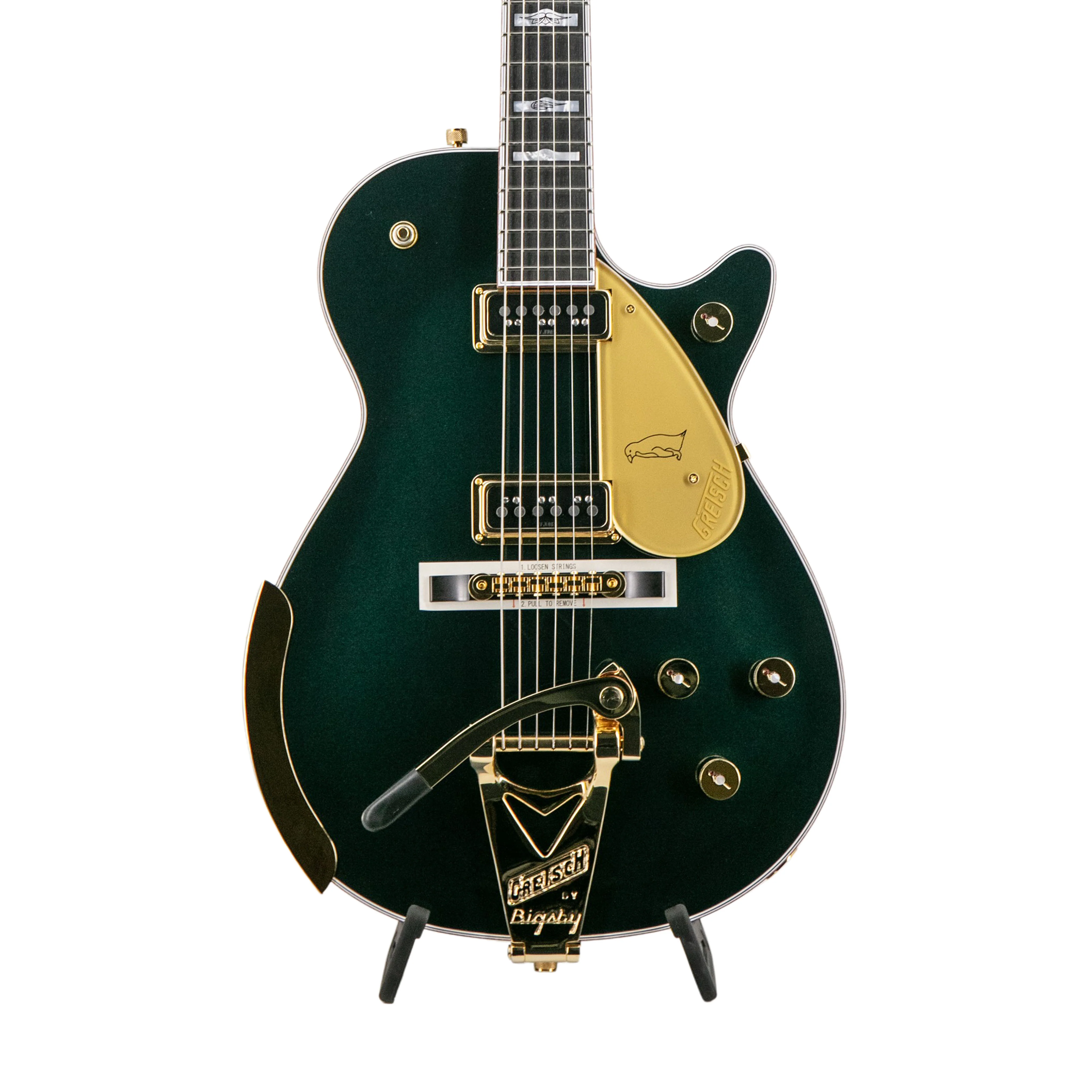 Gretsch FSR G6134TG-CDG Ltd Ed Penguin w/Bigsby Electric Guitar, Cadillac Green - Image 3