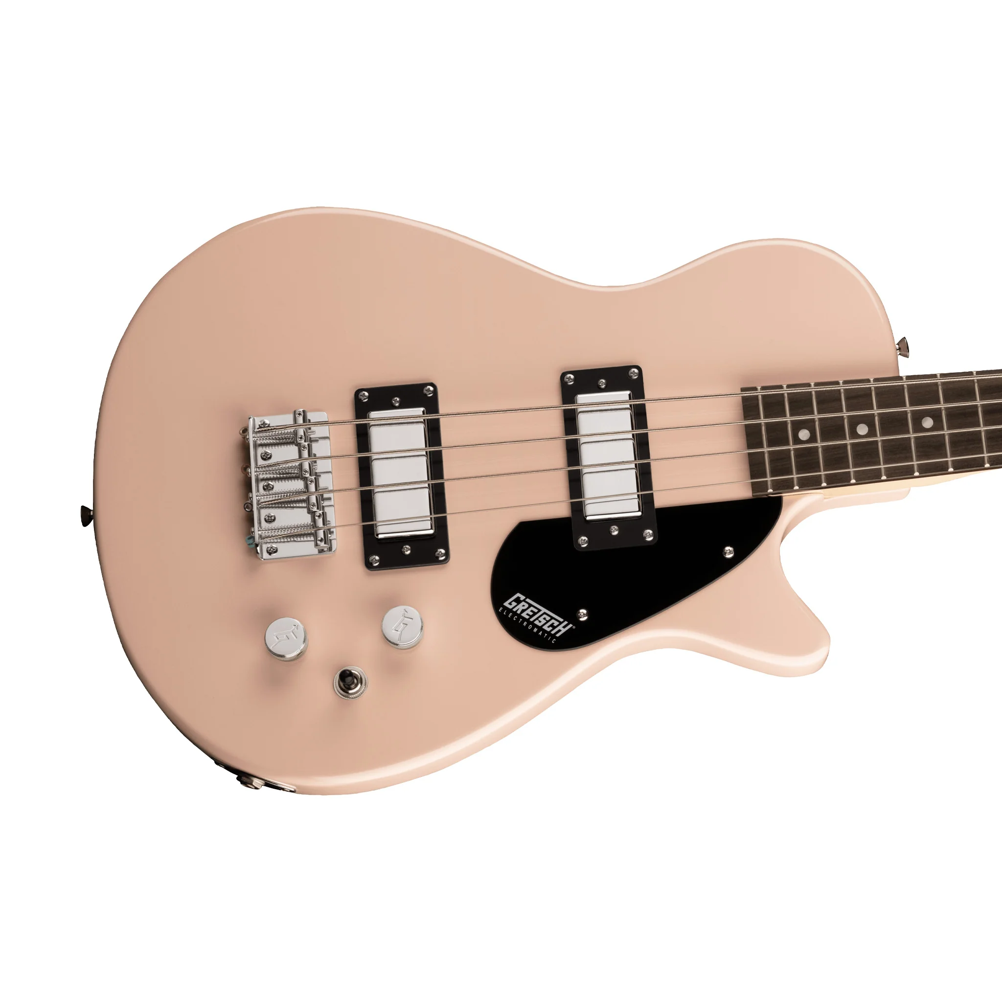 Gretsch G2220 Electromatic Junior Jet Bass II Short-Scale Bass Guitar, Shell Pink - Image 5