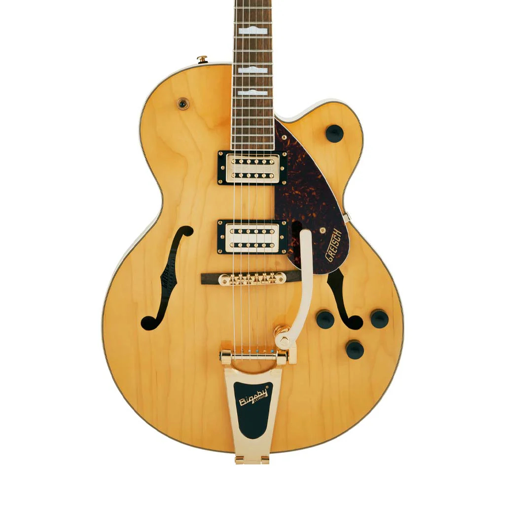 Gretsch G2410TG Streamliner Hollow Body Single-Cut Electric Guitar, Laurel FB, Village Amber - Image 3